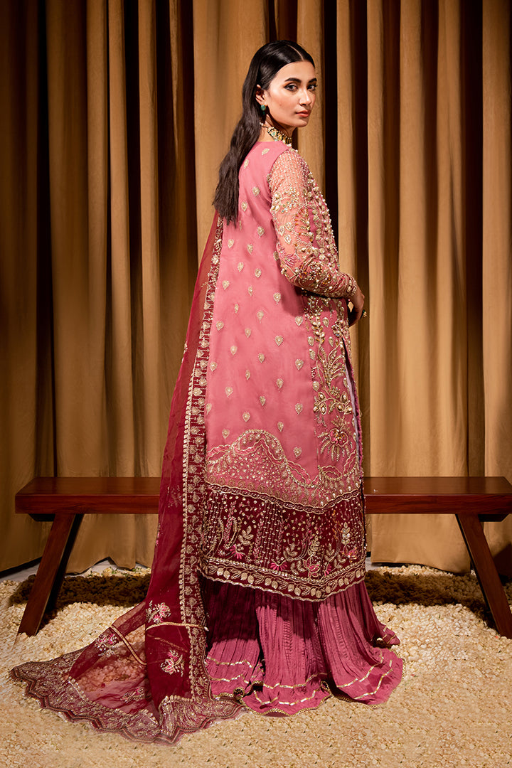 Maria Osama Khan Dastaan Festive Formal 3Pc Suit DS-05 Zari - House Of Hania
