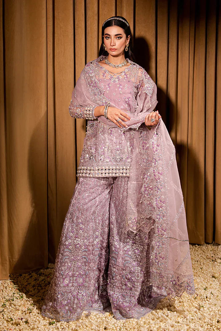 Maria Osama Khan Dastaan Festive Formal 3Pc Suit DS-07 Sona - House Of Hania