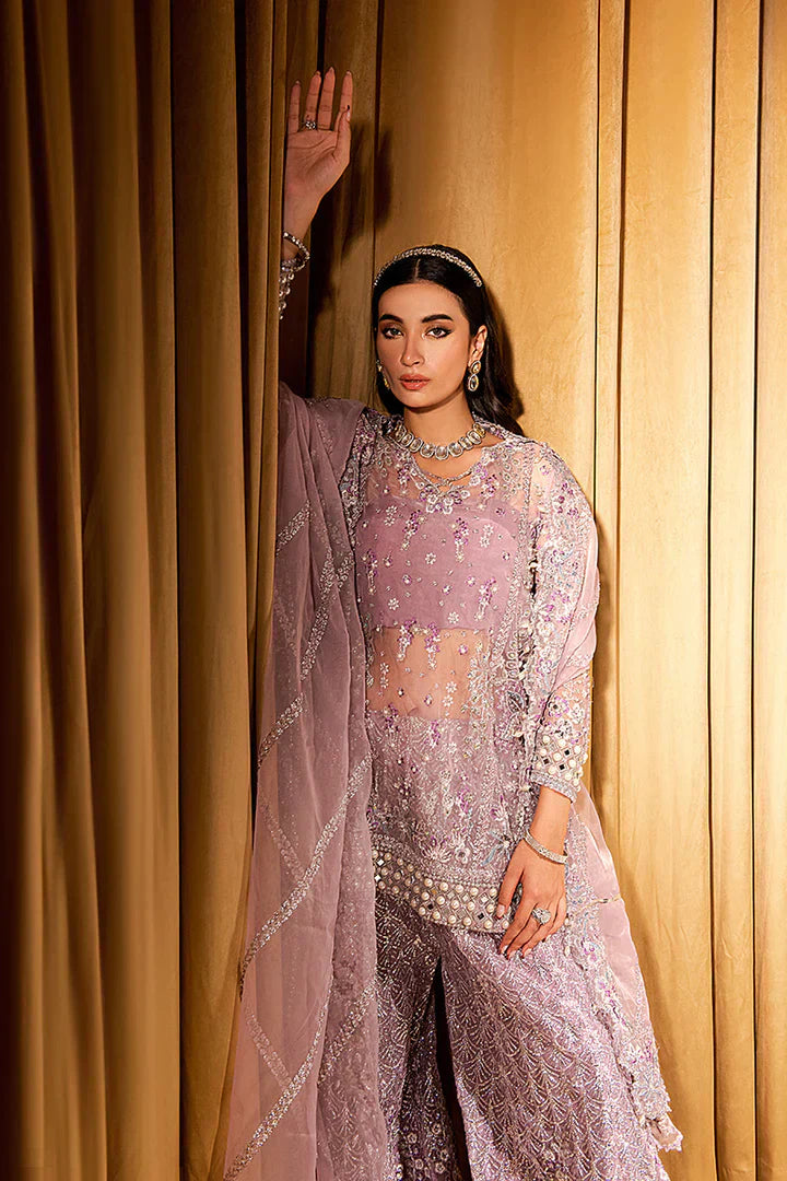 Maria Osama Khan Dastaan Festive Formal 3Pc Suit DS-07 Sona - House Of Hania
