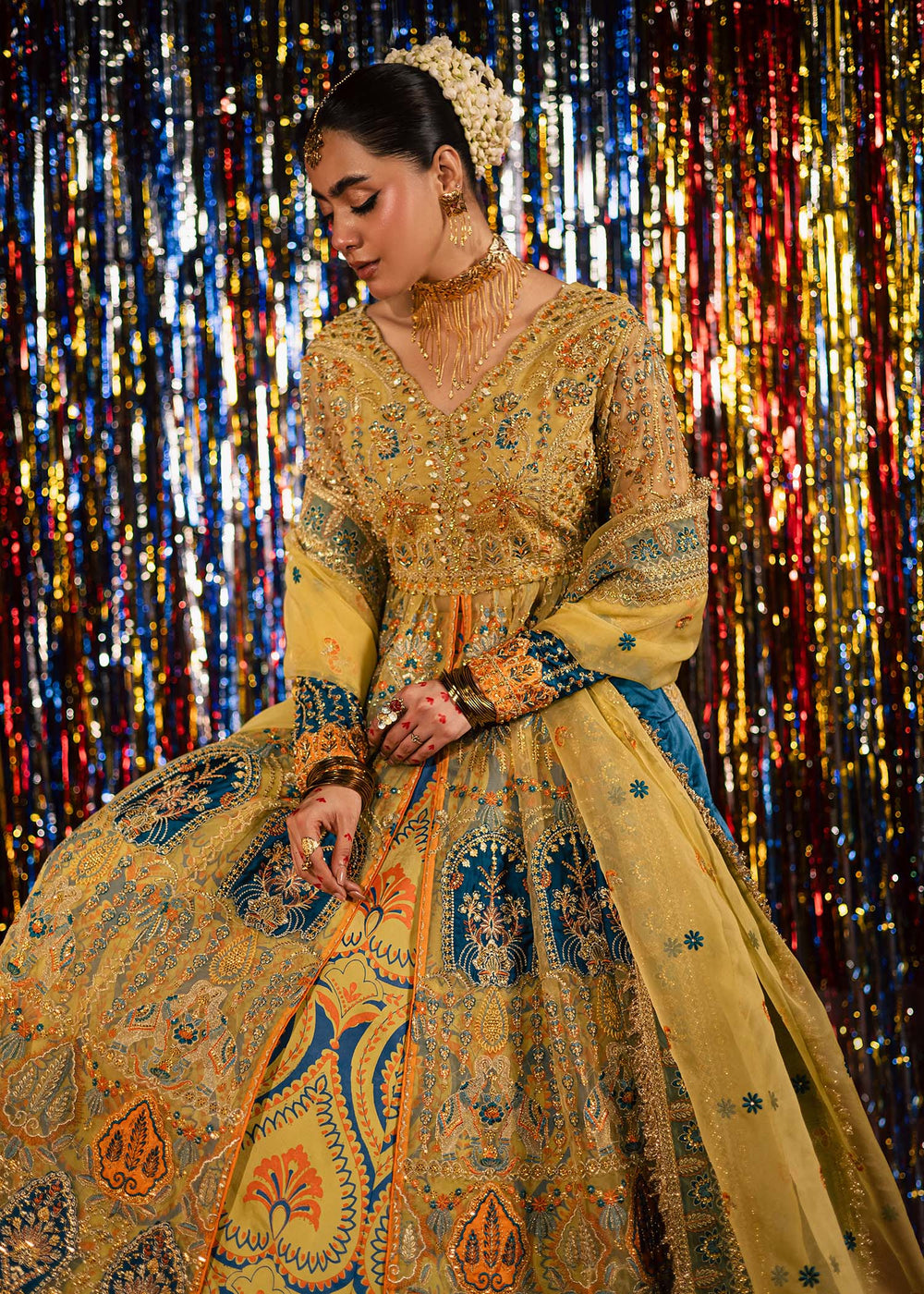 Maria Osama Khan | Jhil Mil Wedding Festive | Sunehri -
Maria Osama - House Of Hania