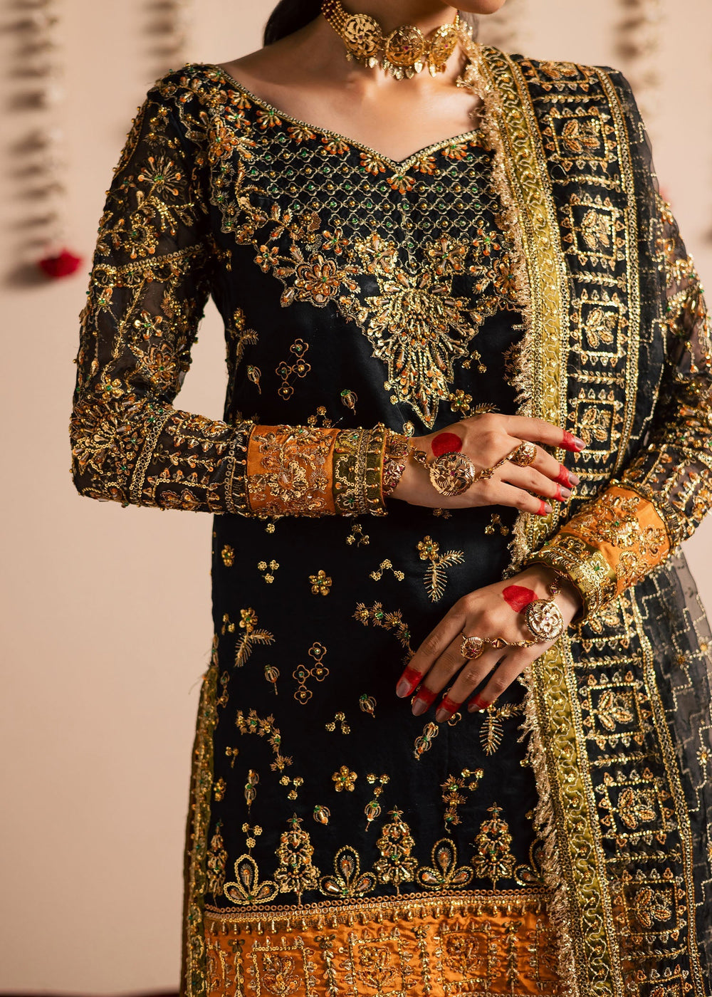 Maria Osama Khan | Jhil Mil Wedding Festive | Surmayi -
Maria Osama - House Of Hania