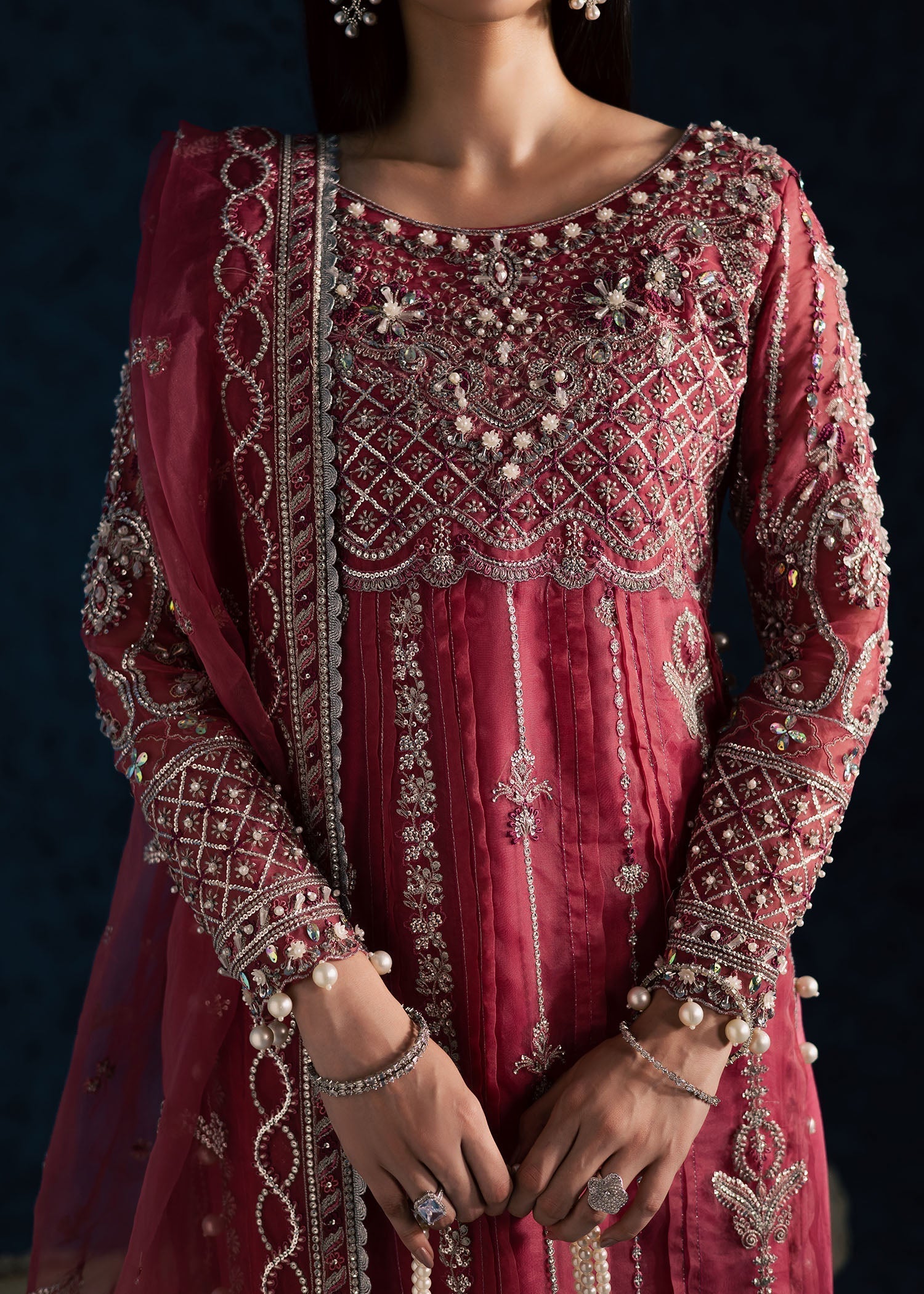 Maria Osama Khan | Lamhay Wedding Festive | GULBAHAR - House Of Hania