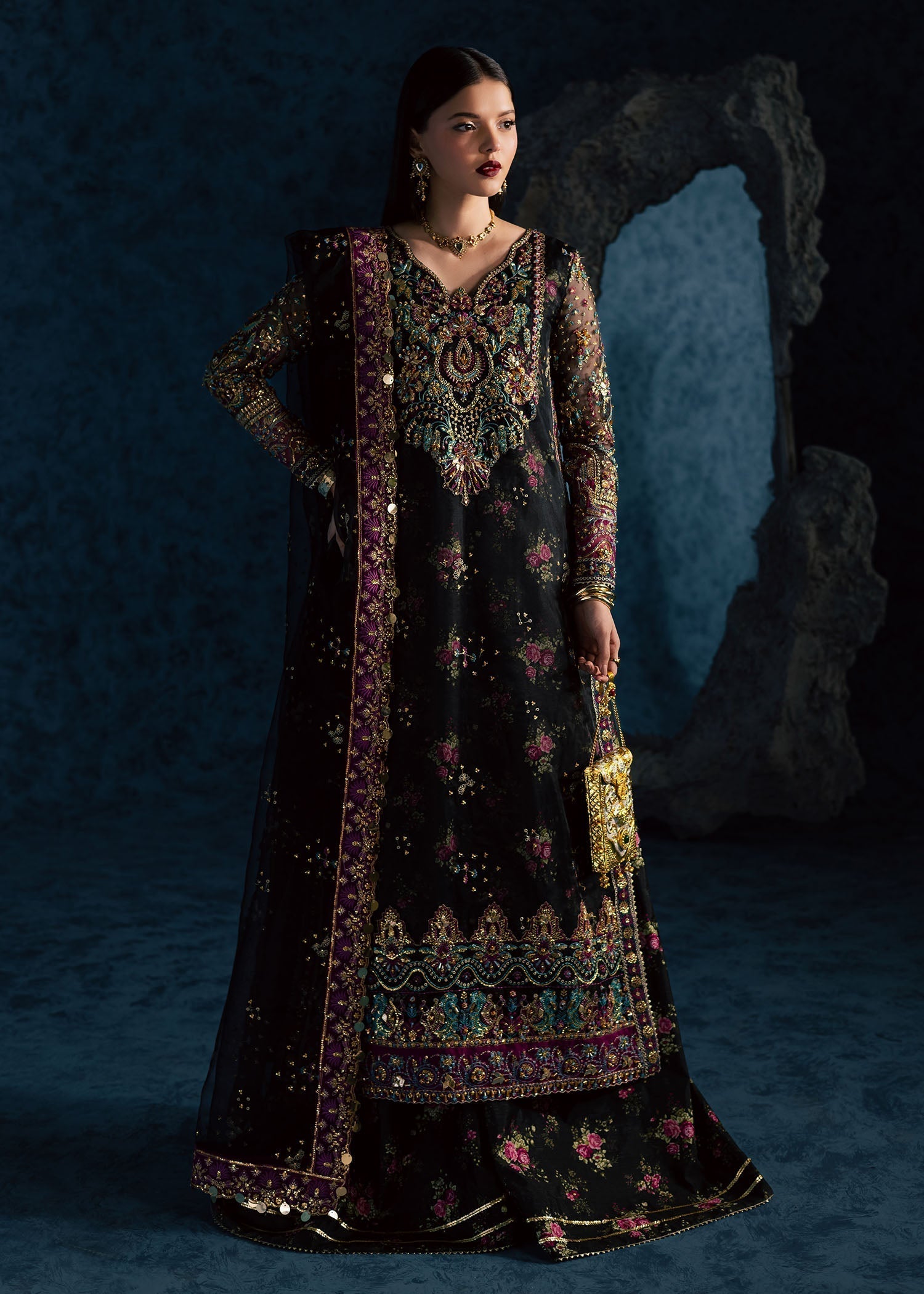 Maria Osama Khan | Lamhay Wedding Festive | MEHTAB - House Of Hania