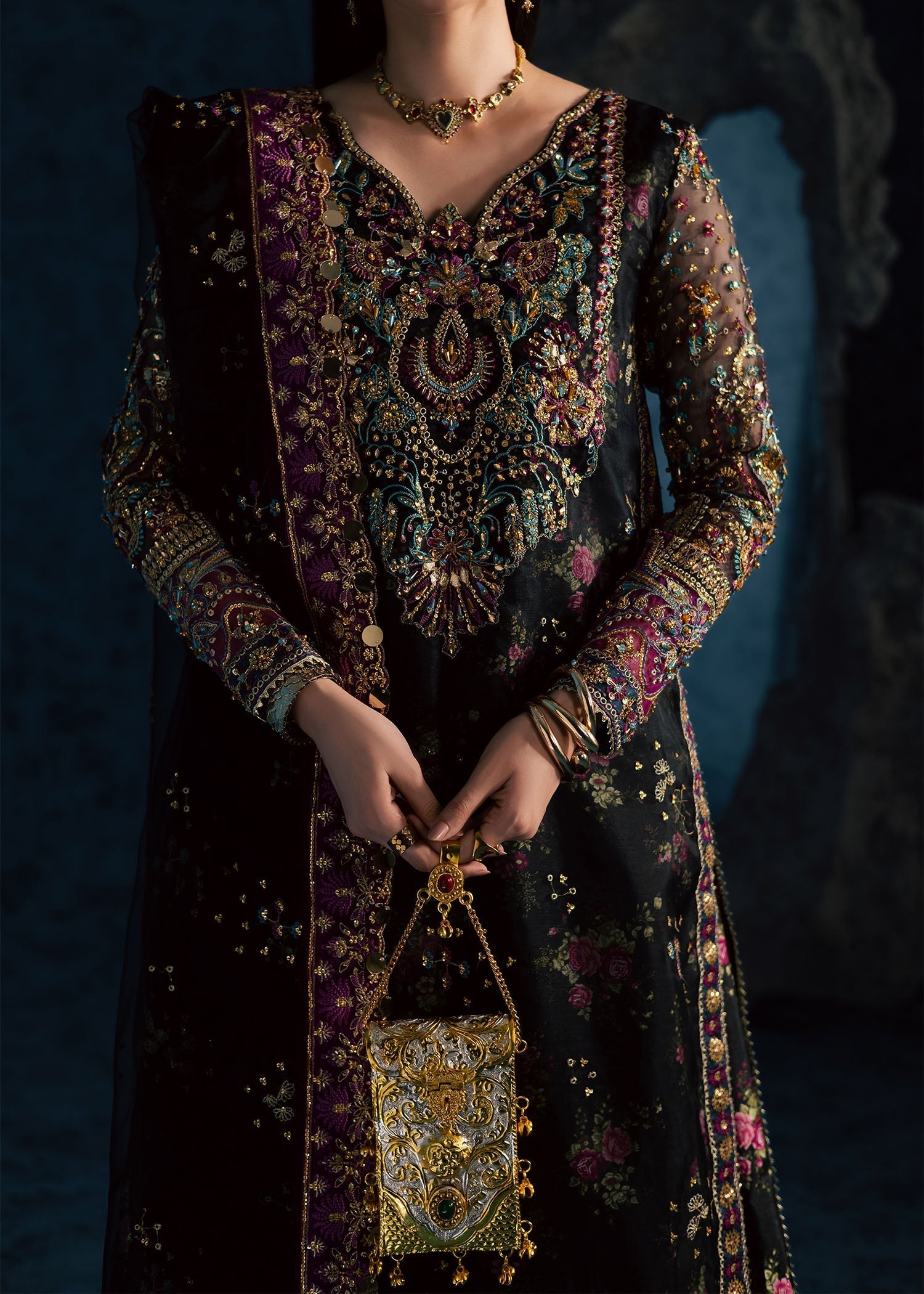 Maria Osama Khan | Lamhay Wedding Festive | MEHTAB - House Of Hania