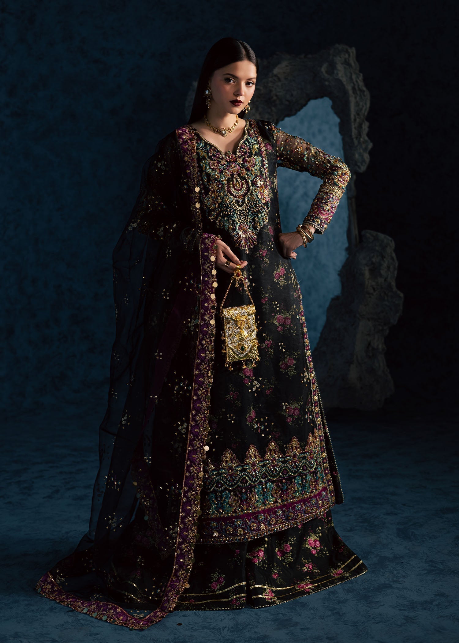 Maria Osama Khan | Lamhay Wedding Festive | MEHTAB - House Of Hania