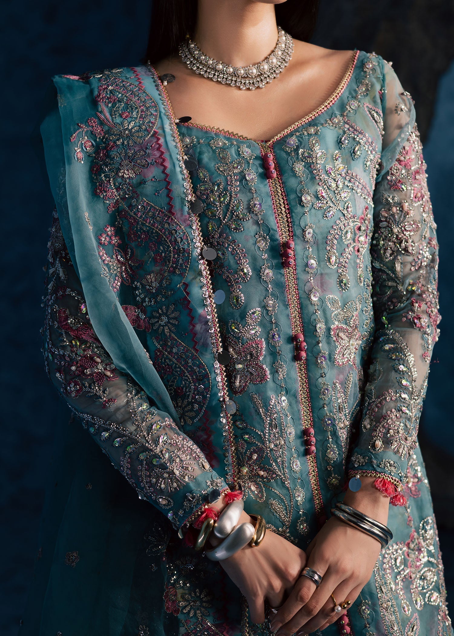 Maria Osama Khan | Lamhay Wedding Festive | NEELUM - House Of Hania