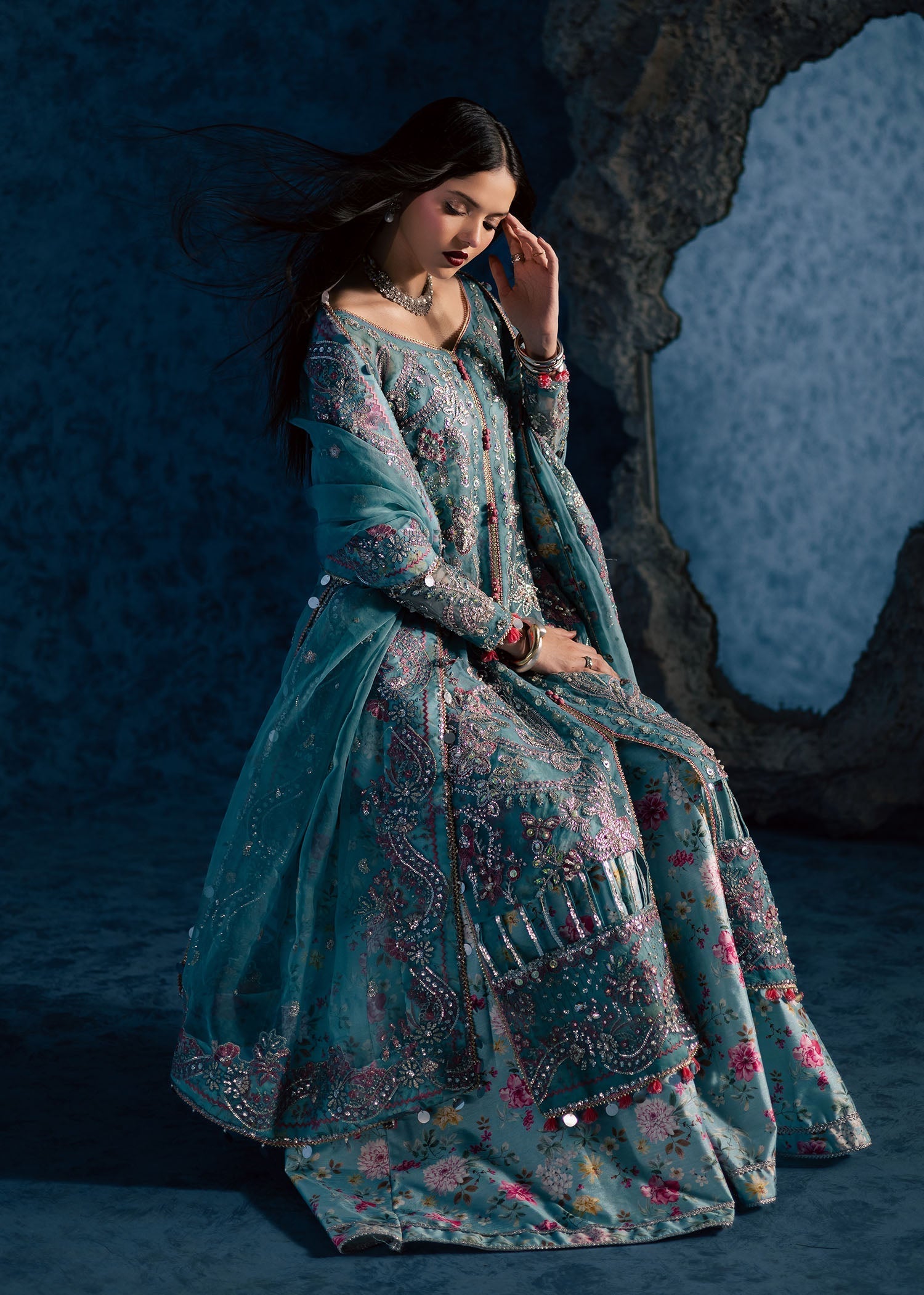 Maria Osama Khan | Lamhay Wedding Festive | NEELUM - House Of Hania