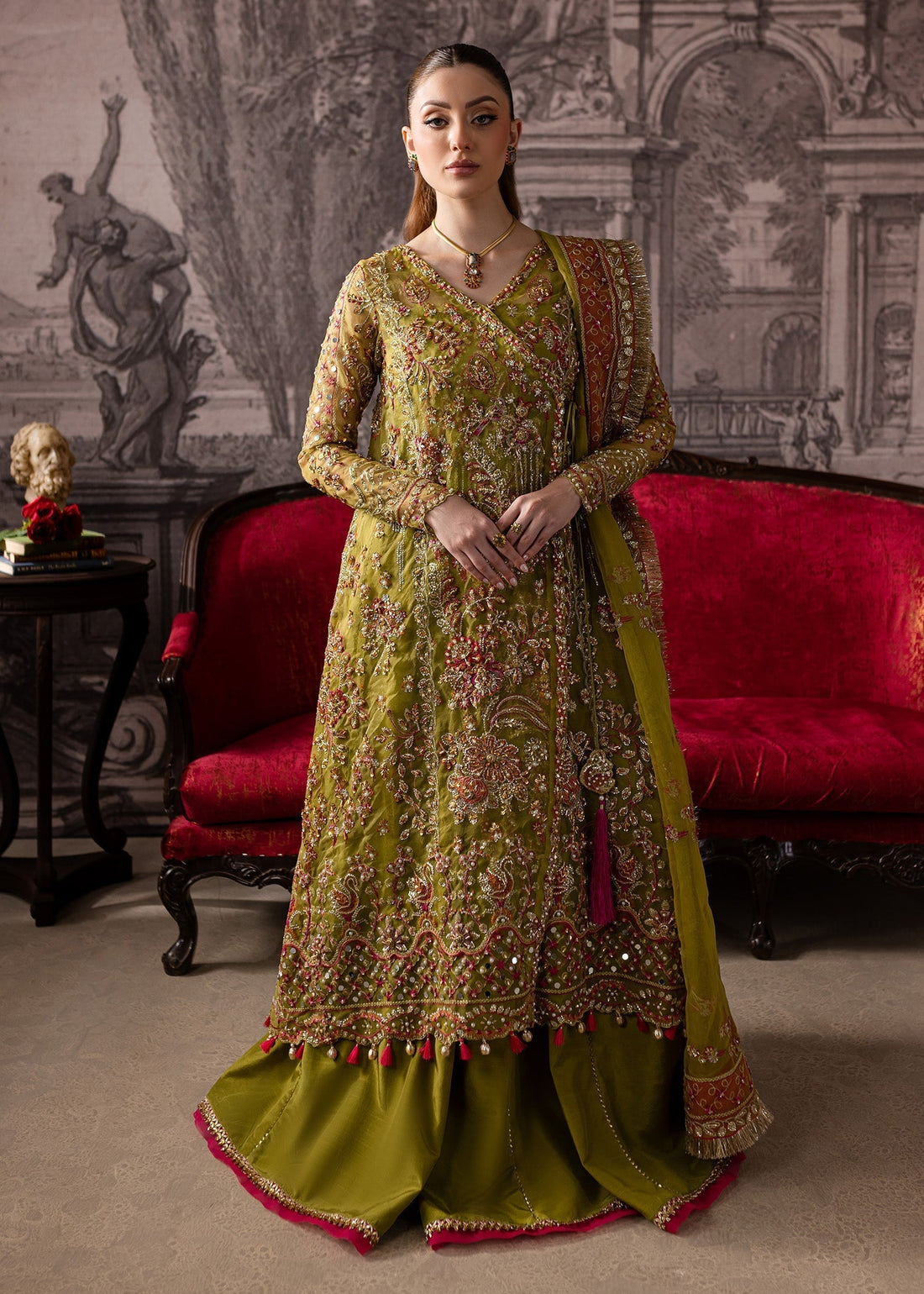 Maria Osama Khan | Mystara Wedding Festive |  Noir - House Of Hania