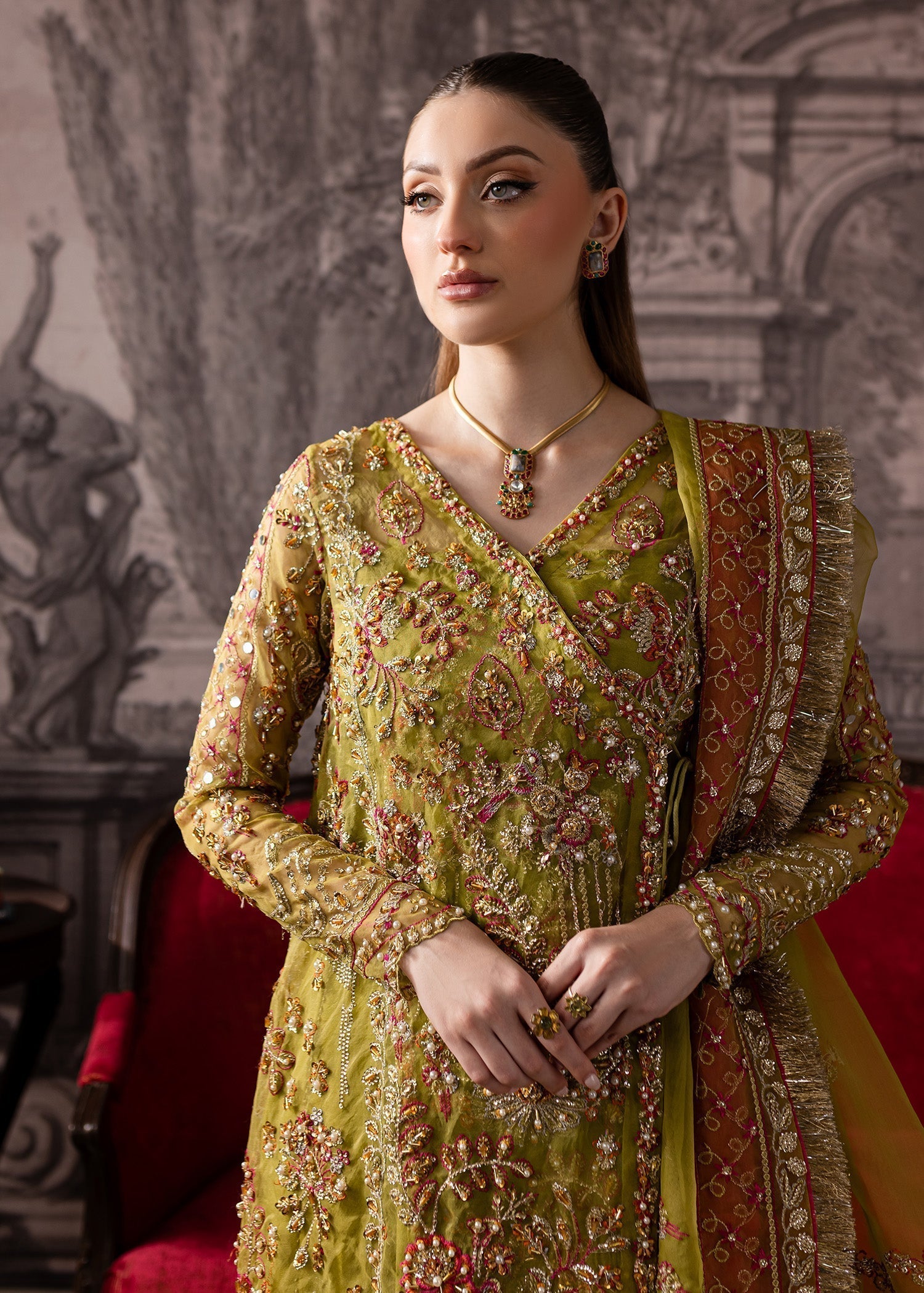 Maria Osama Khan | Mystara Wedding Festive |  Noir - House Of Hania