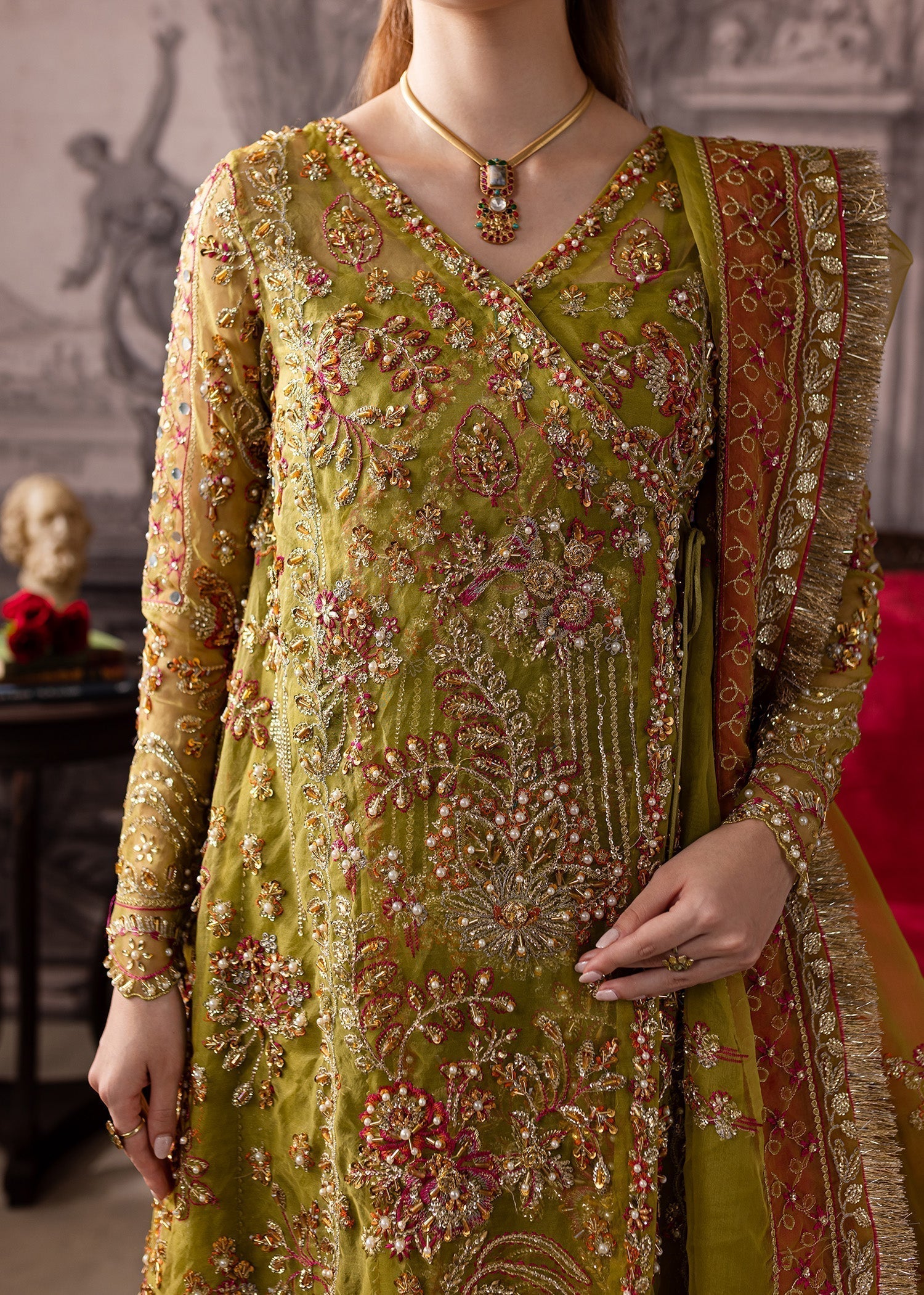Maria Osama Khan | Mystara Wedding Festive |  Noir - House Of Hania