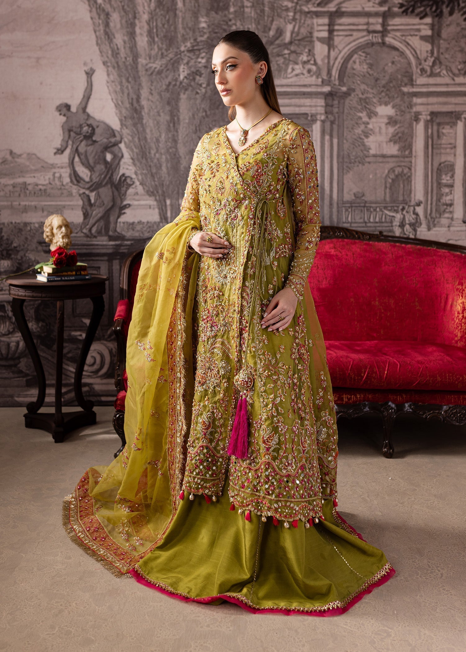 Maria Osama Khan | Mystara Wedding Festive |  Noir - House Of Hania