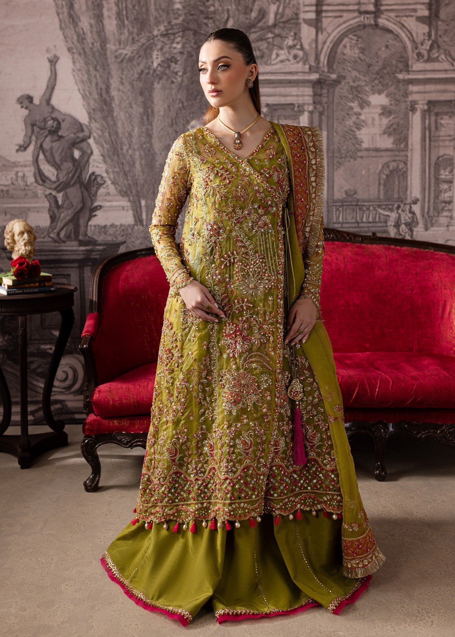 Maria Osama Khan | Mystara Wedding Festive |  Noir - House Of Hania