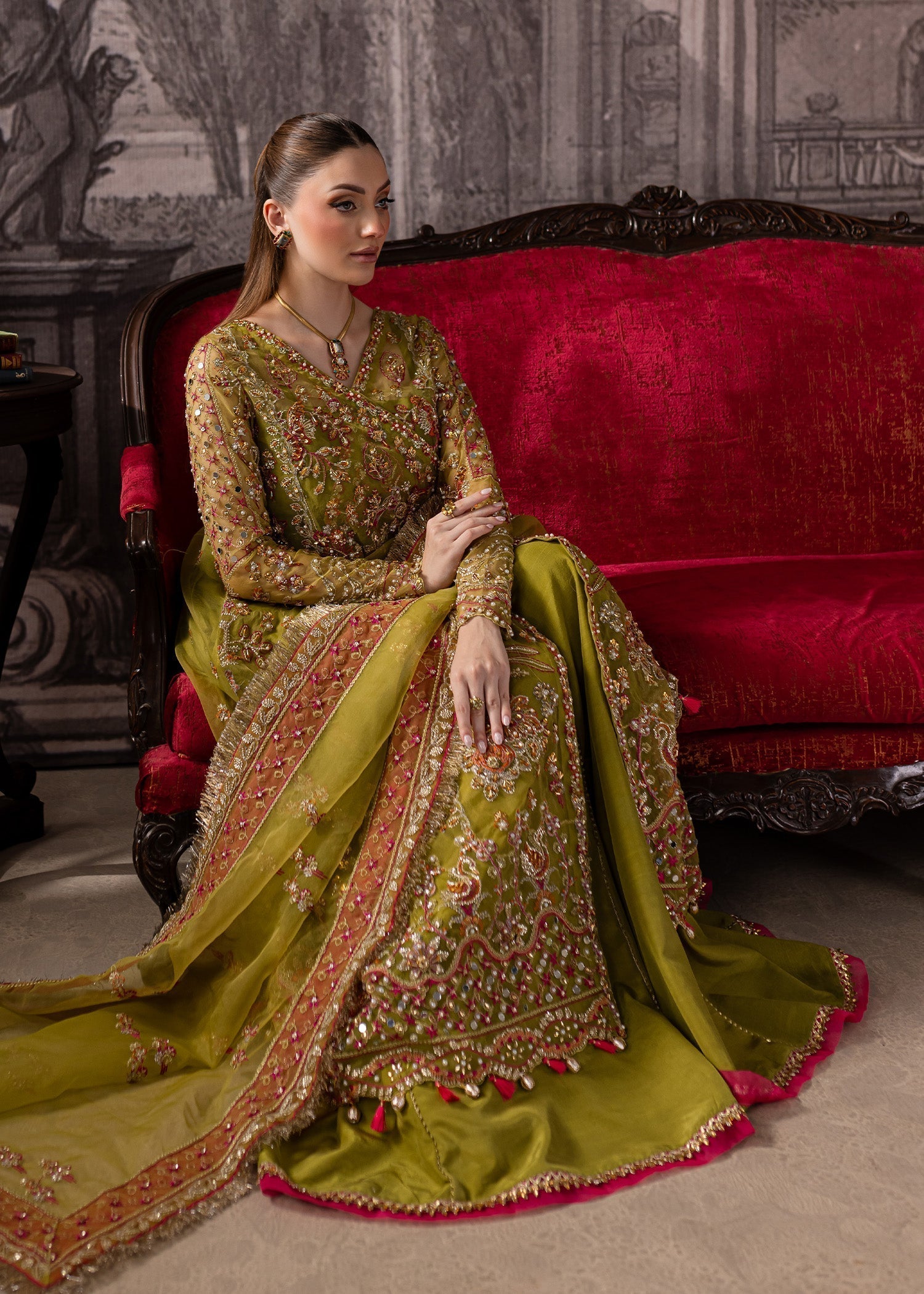 Maria Osama Khan | Mystara Wedding Festive |  Noir - House Of Hania