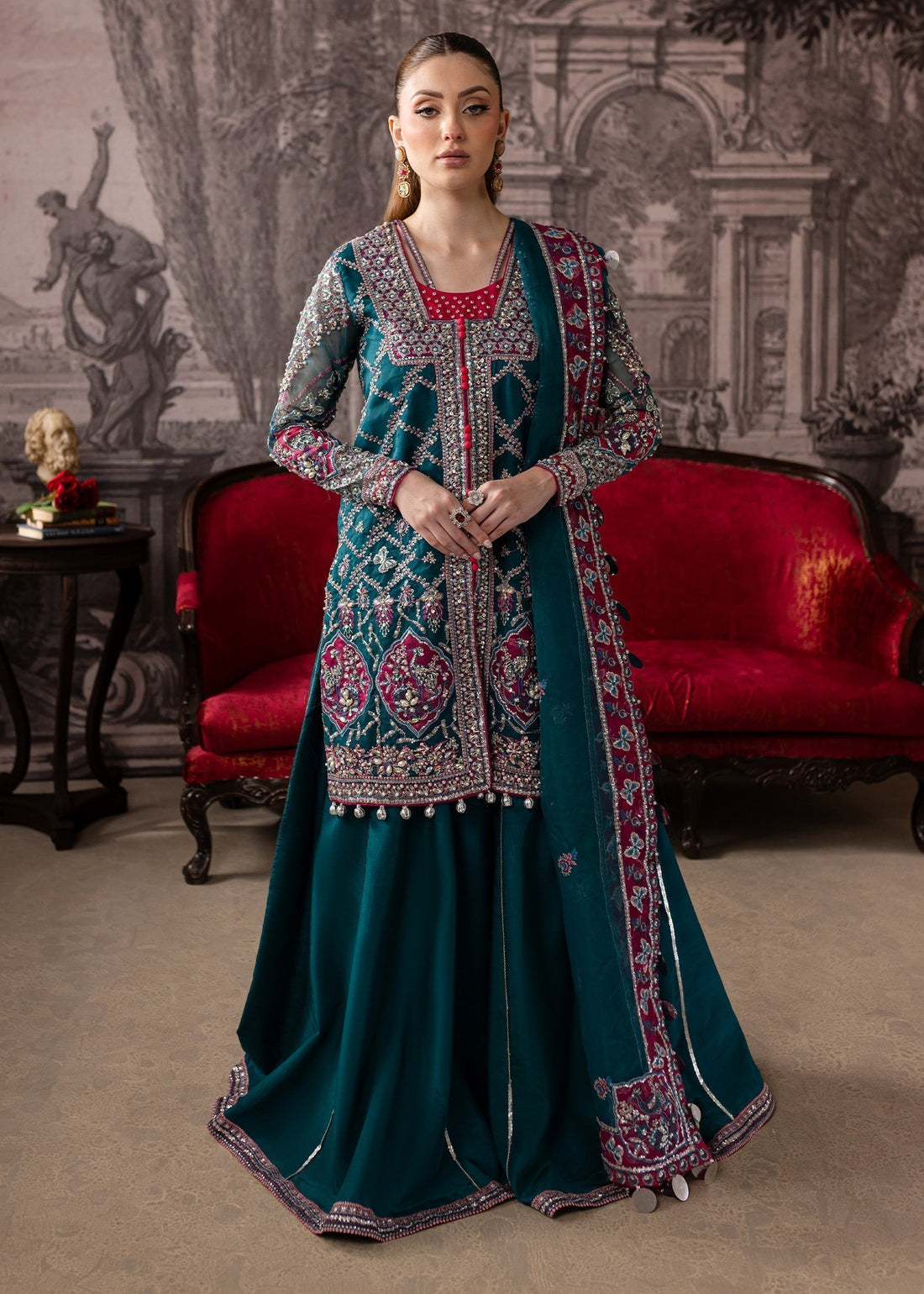 Maria Osama Khan | Mystara Wedding Festive |  Riva - House Of Hania
