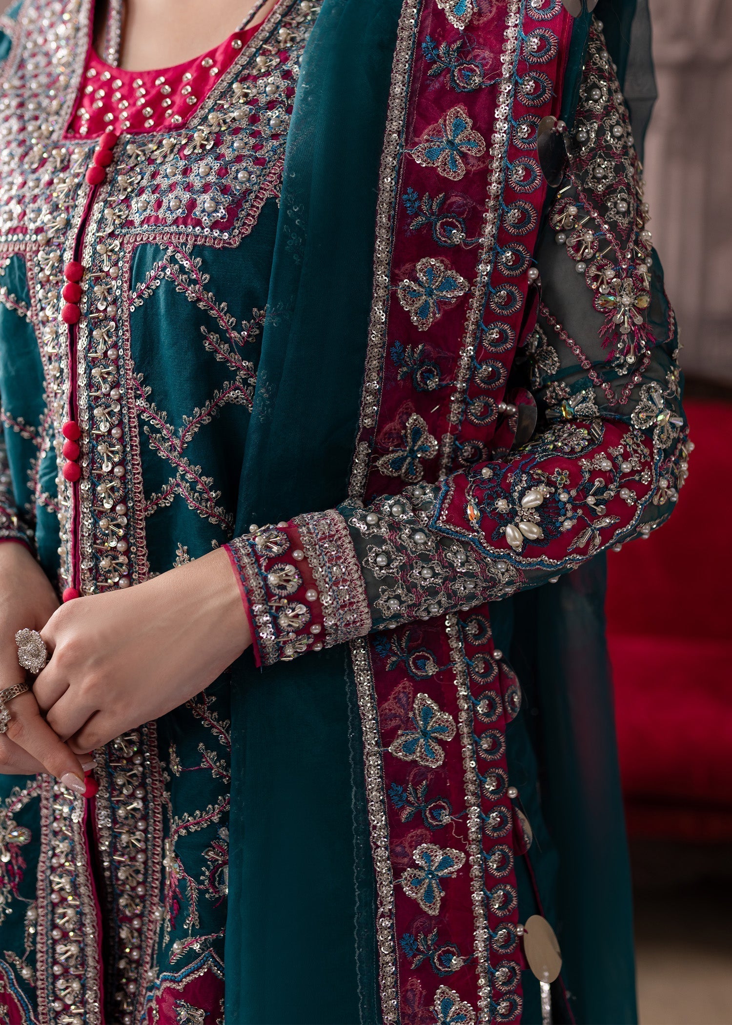 Maria Osama Khan | Mystara Wedding Festive |  Riva - House Of Hania