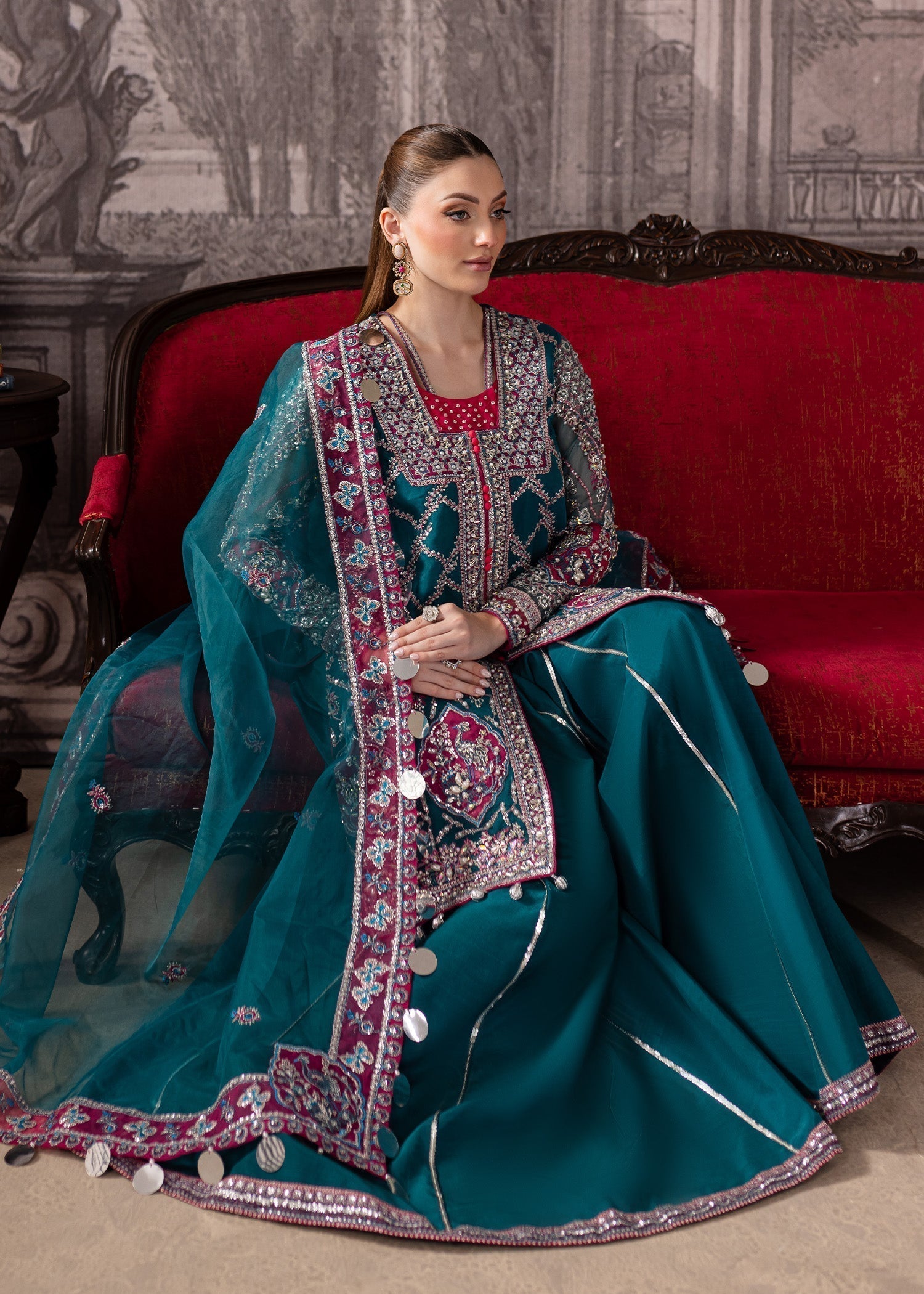 Maria Osama Khan | Mystara Wedding Festive |  Riva - House Of Hania