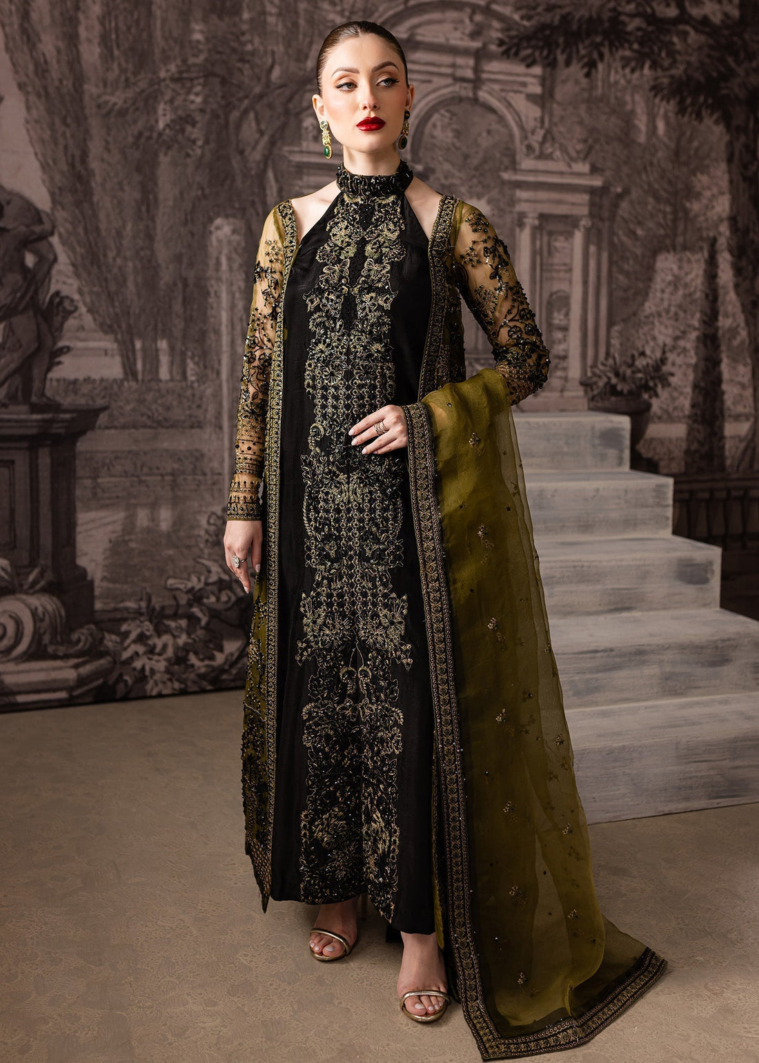 Maria Osama Khan | Mystara Wedding Festive | Storm - House Of Hania