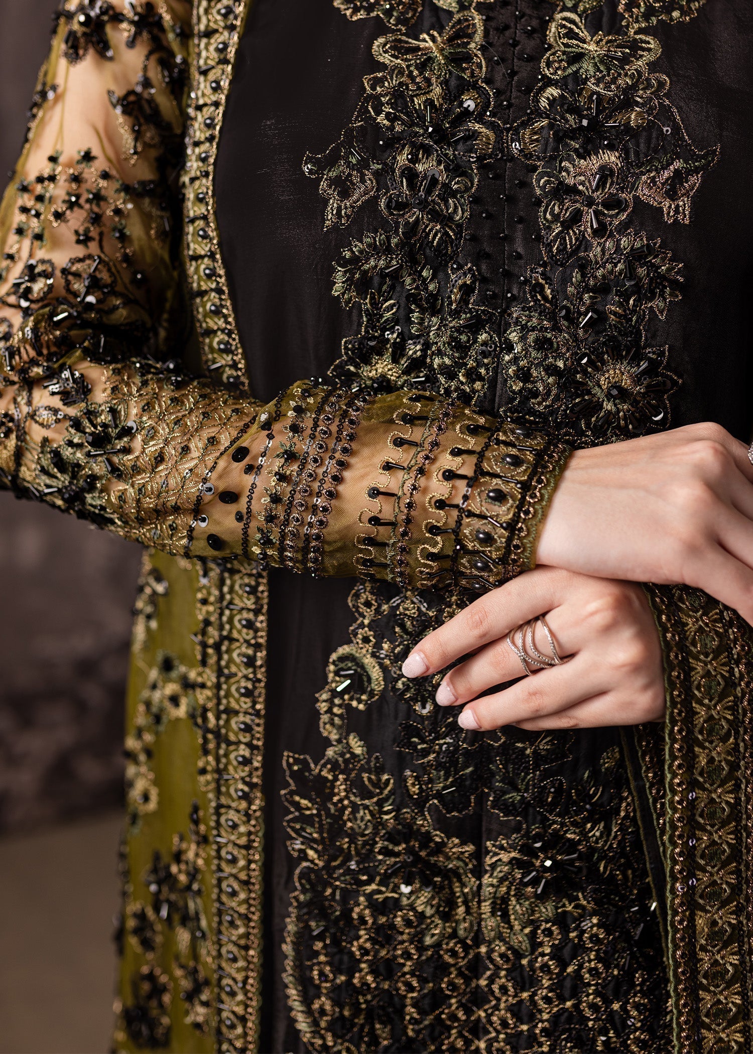 Maria Osama Khan | Mystara Wedding Festive | Storm - House Of Hania