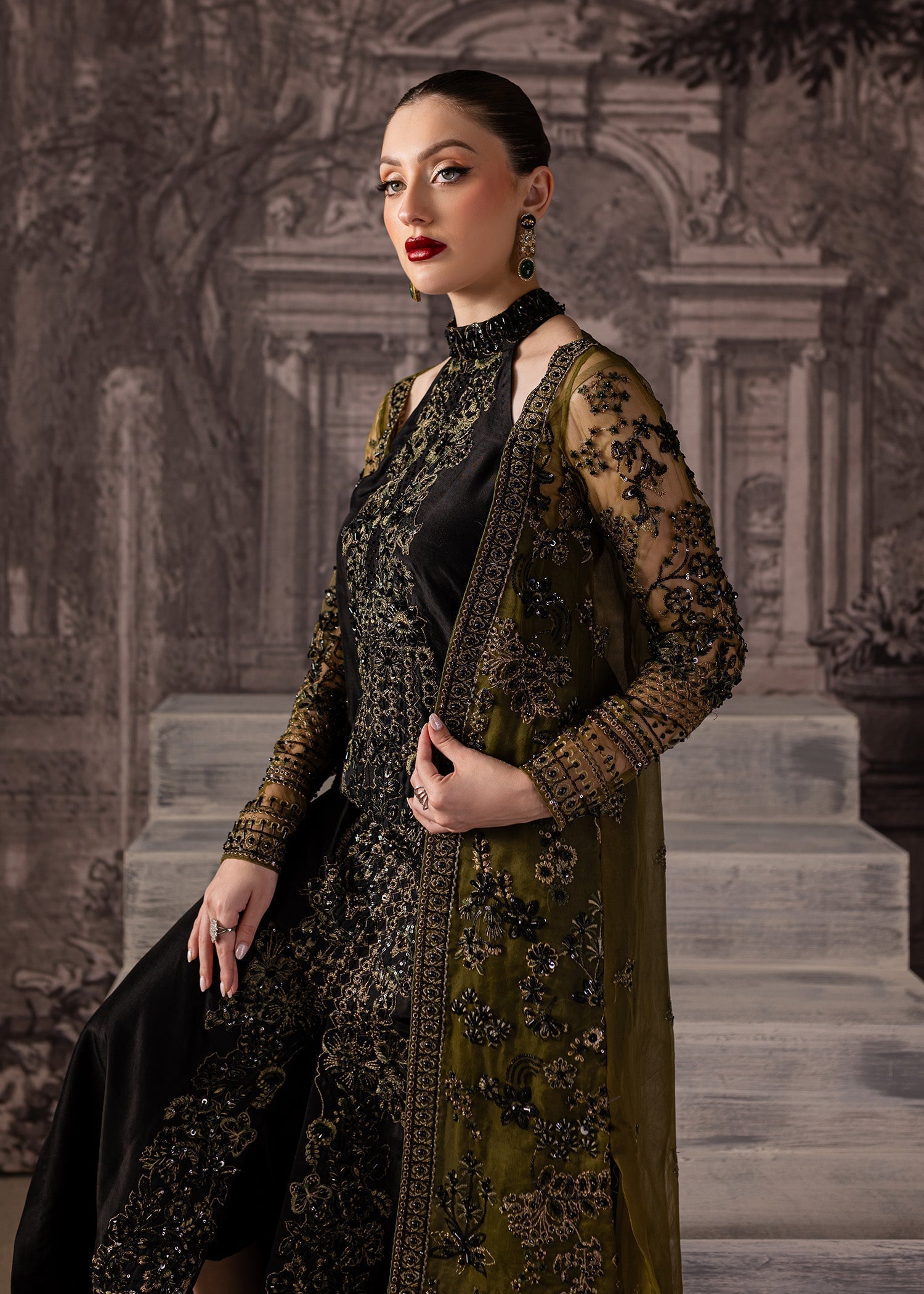 Maria Osama Khan | Mystara Wedding Festive | Storm - House Of Hania