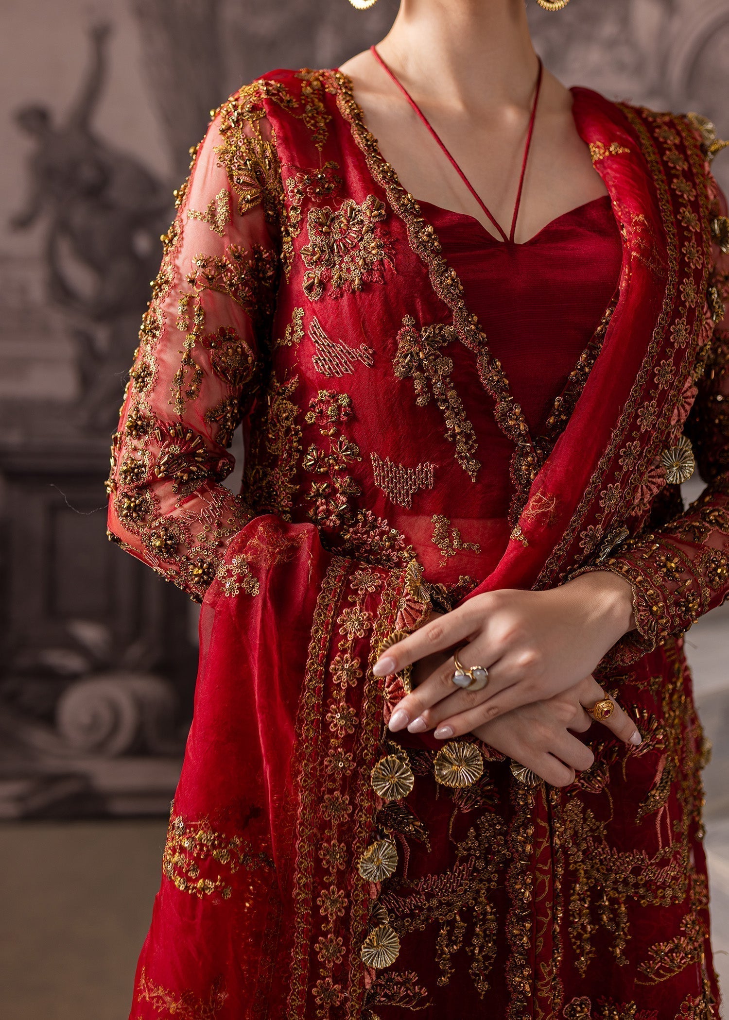 Maria Osama Khan | Mystara Wedding Festive |  Vanta - House Of Hania