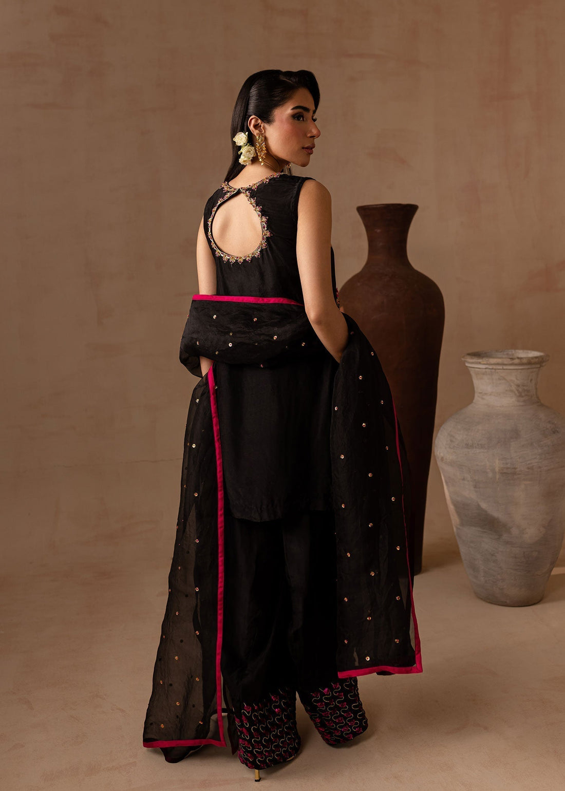 Maria Osama Khan | Noir Bliss Luxury Formals | Charcoal Charm - House Of Hania