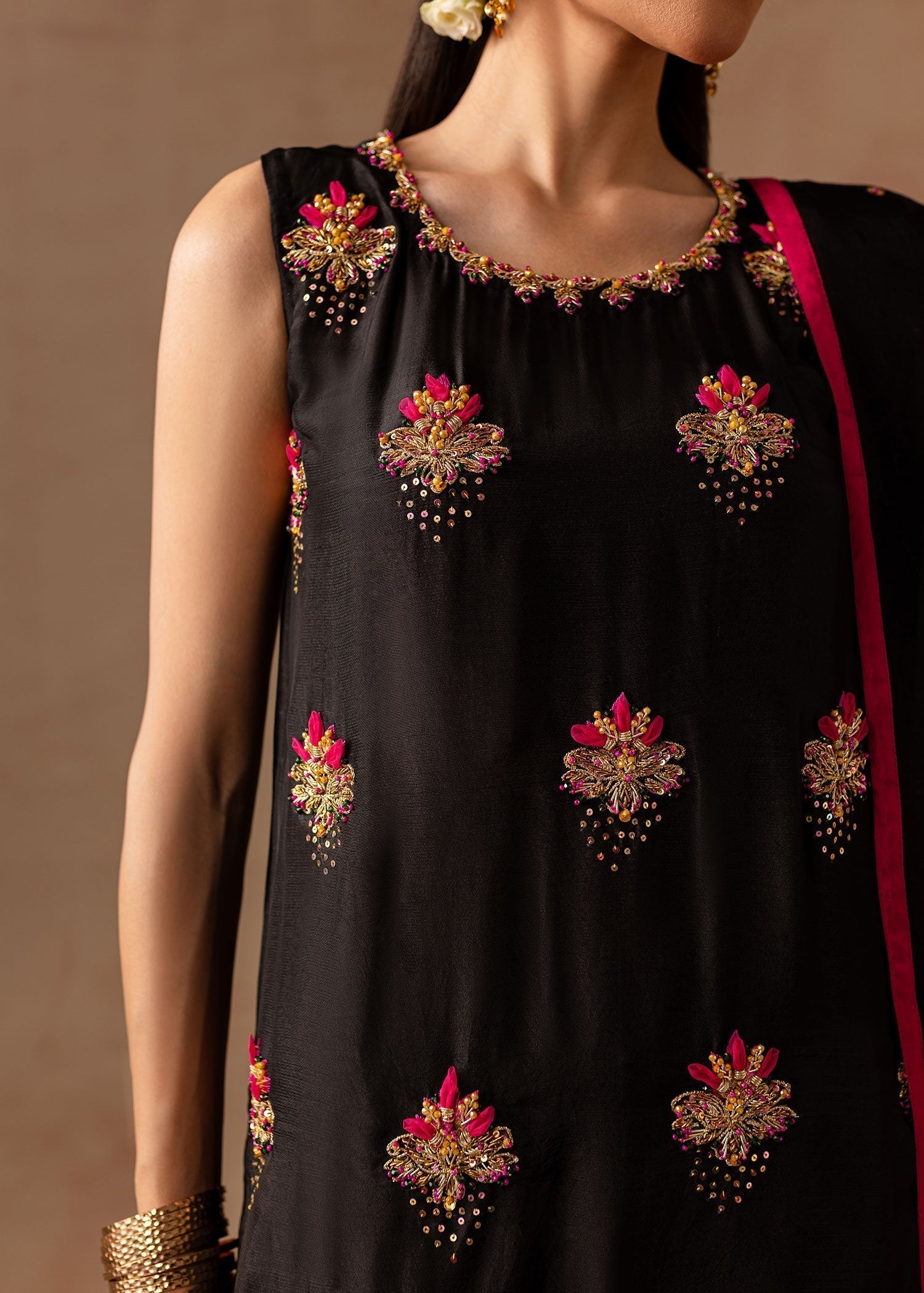Maria Osama Khan | Noir Bliss Luxury Formals | Charcoal Charm - House Of Hania