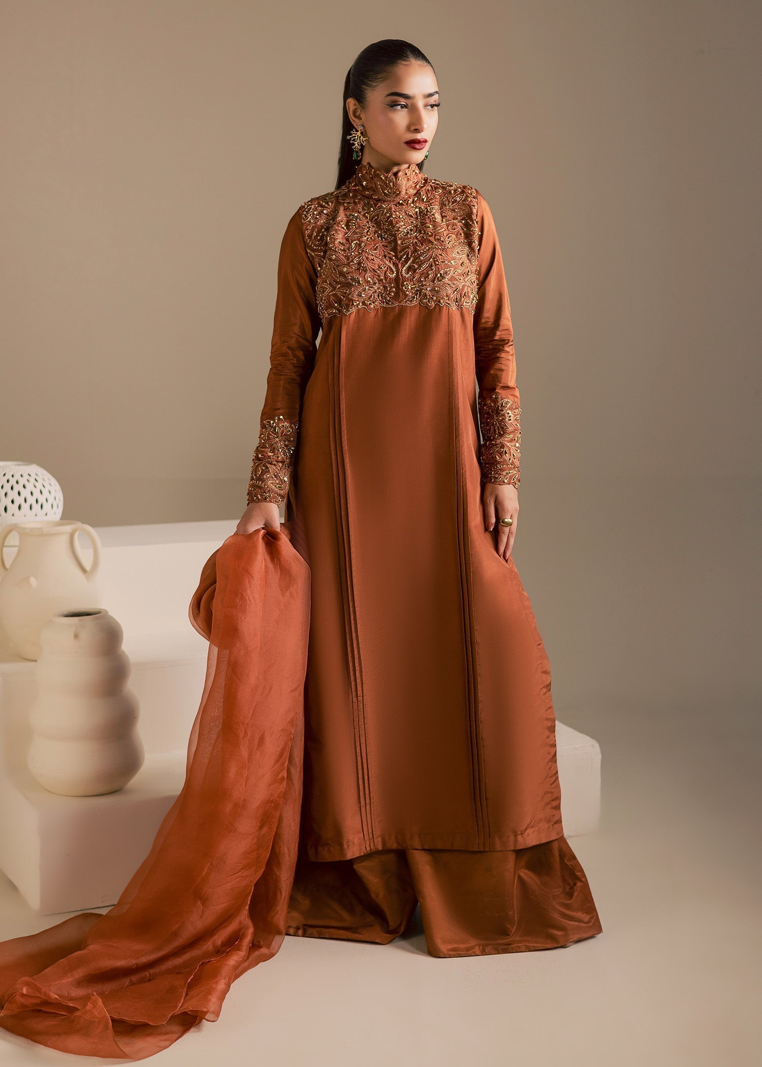 Maria Osama Khan | Noir Bliss Luxury Formals | Coco Dusk - House Of Hania