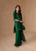 Maria Osama Khan | Noir Bliss Luxury Formals | Emerald Green - House Of Hania
