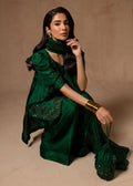 Maria Osama Khan | Noir Bliss Luxury Formals | Emerald Green - House Of Hania