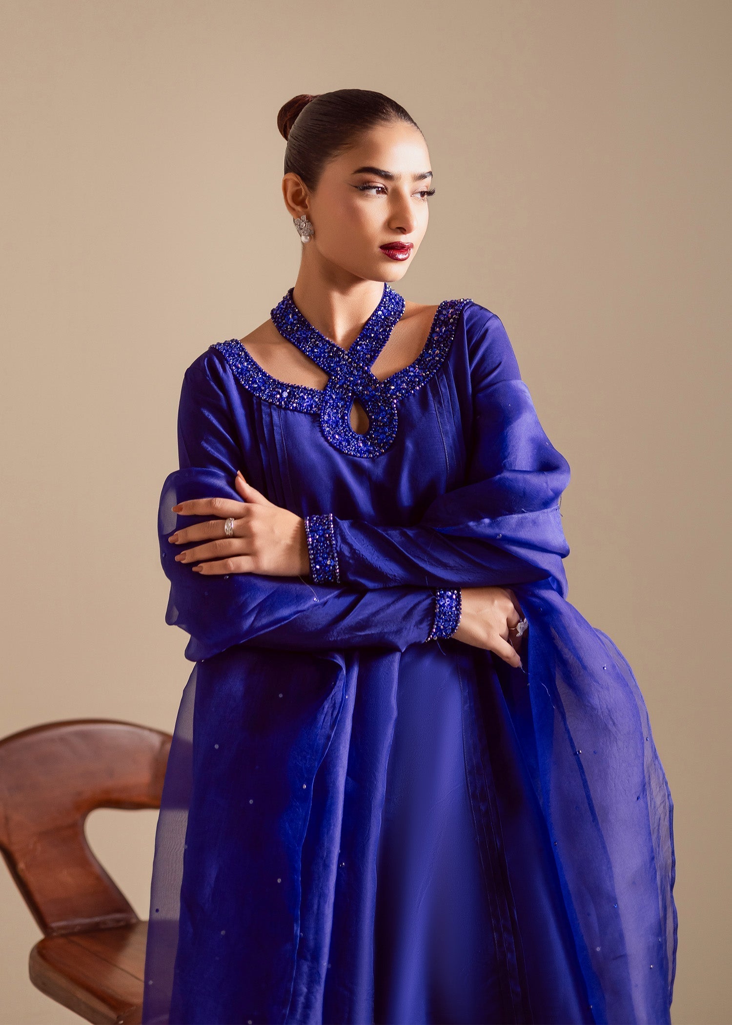 Maria Osama Khan | Noir Bliss Luxury Formals | Majestic Noir - House Of Hania
