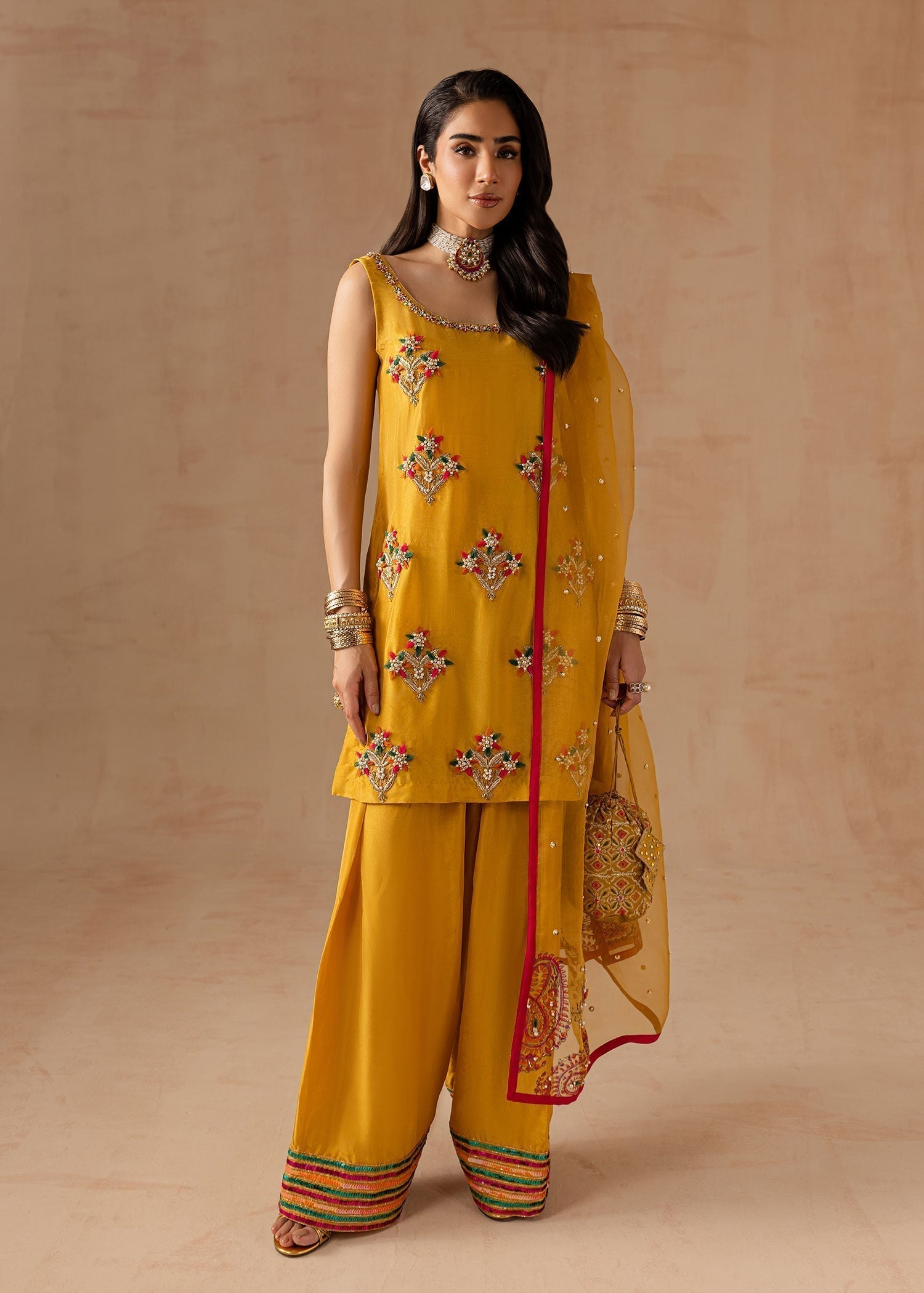 Maria Osama Khan | Noir Bliss Luxury Formals | Marigold Muse - House Of Hania