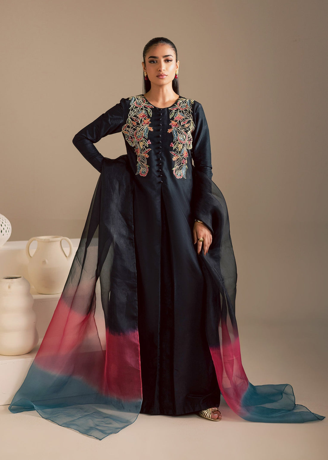 Maria Osama Khan | Noir Bliss Luxury Formals | Midnight Noir - House Of Hania