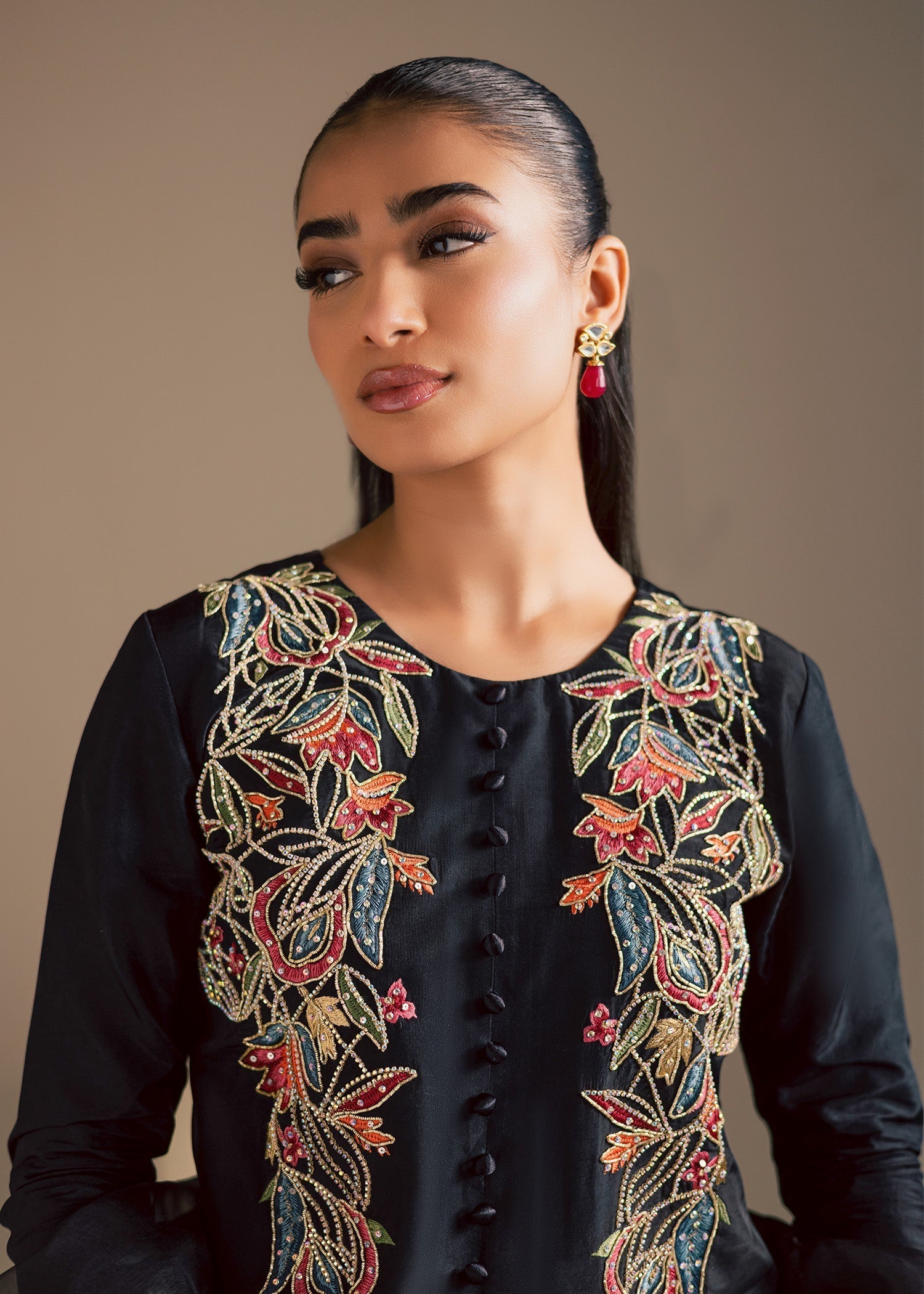 Maria Osama Khan | Noir Bliss Luxury Formals | Midnight Noir - House Of Hania