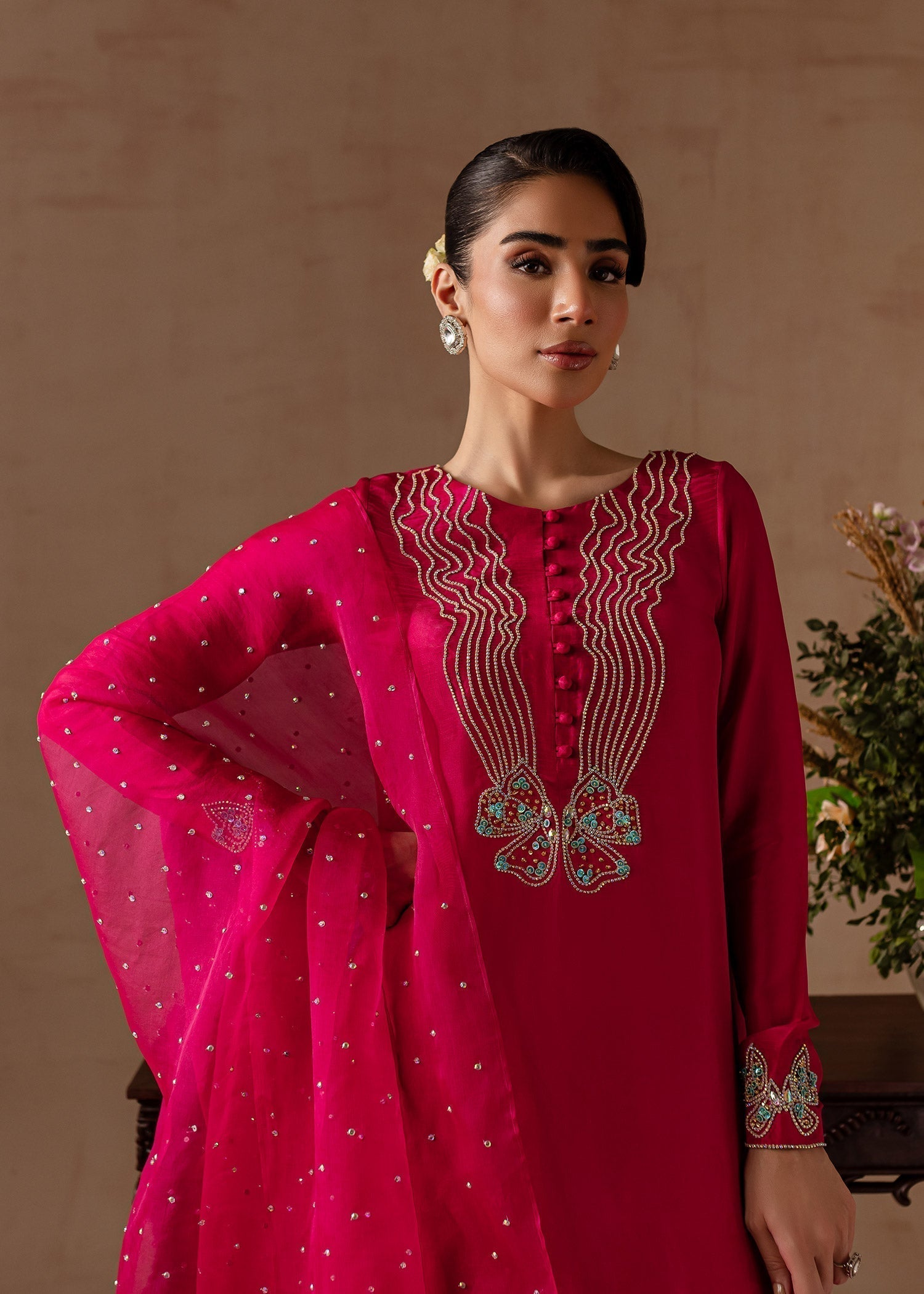 Maria Osama Khan | Noir Bliss Luxury Formals | Peony - House Of Hania