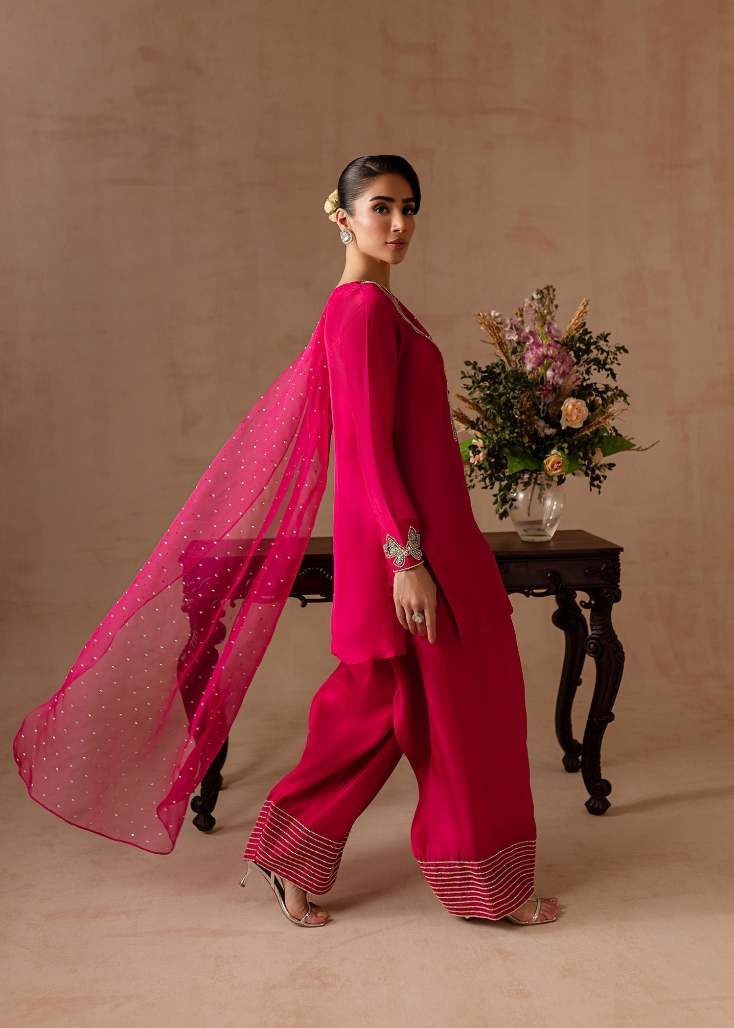Maria Osama Khan | Noir Bliss Luxury Formals | Peony - House Of Hania