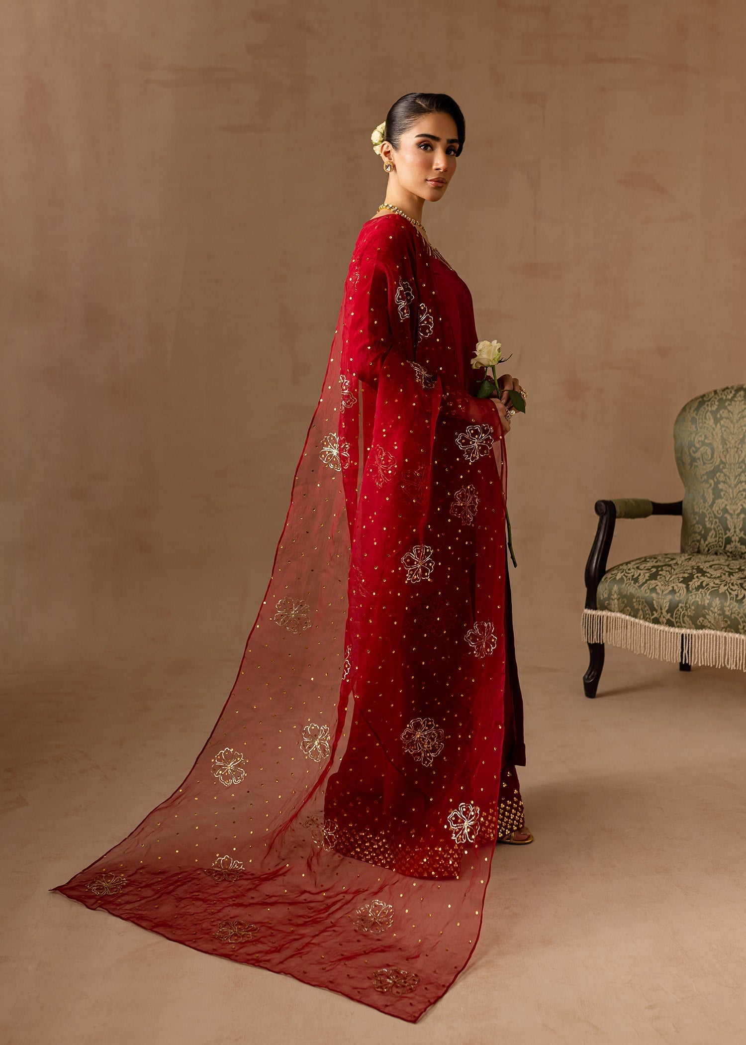 Maria Osama Khan | Noir Bliss Luxury Formals | Ruby - House Of Hania