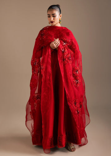 Maria Osama Khan | Noir Bliss Luxury Formals | Scarlet Mirage - House Of Hania