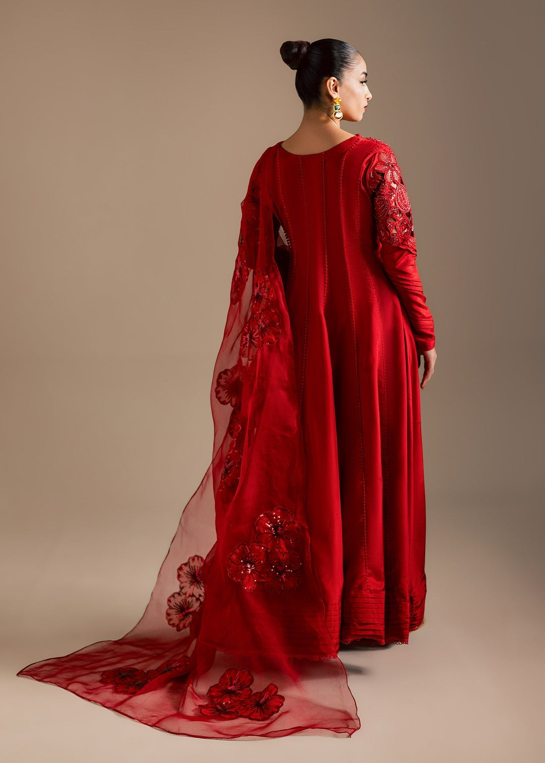 Maria Osama Khan | Noir Bliss Luxury Formals | Scarlet Mirage - House Of Hania
