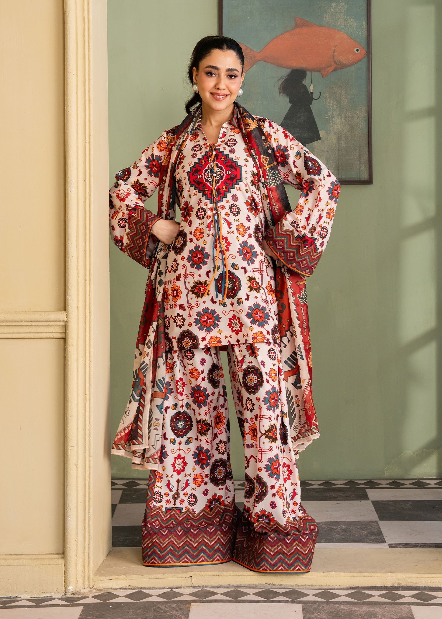 Maria Osama Khan | Retro'26 | Daisy - House Of Hania