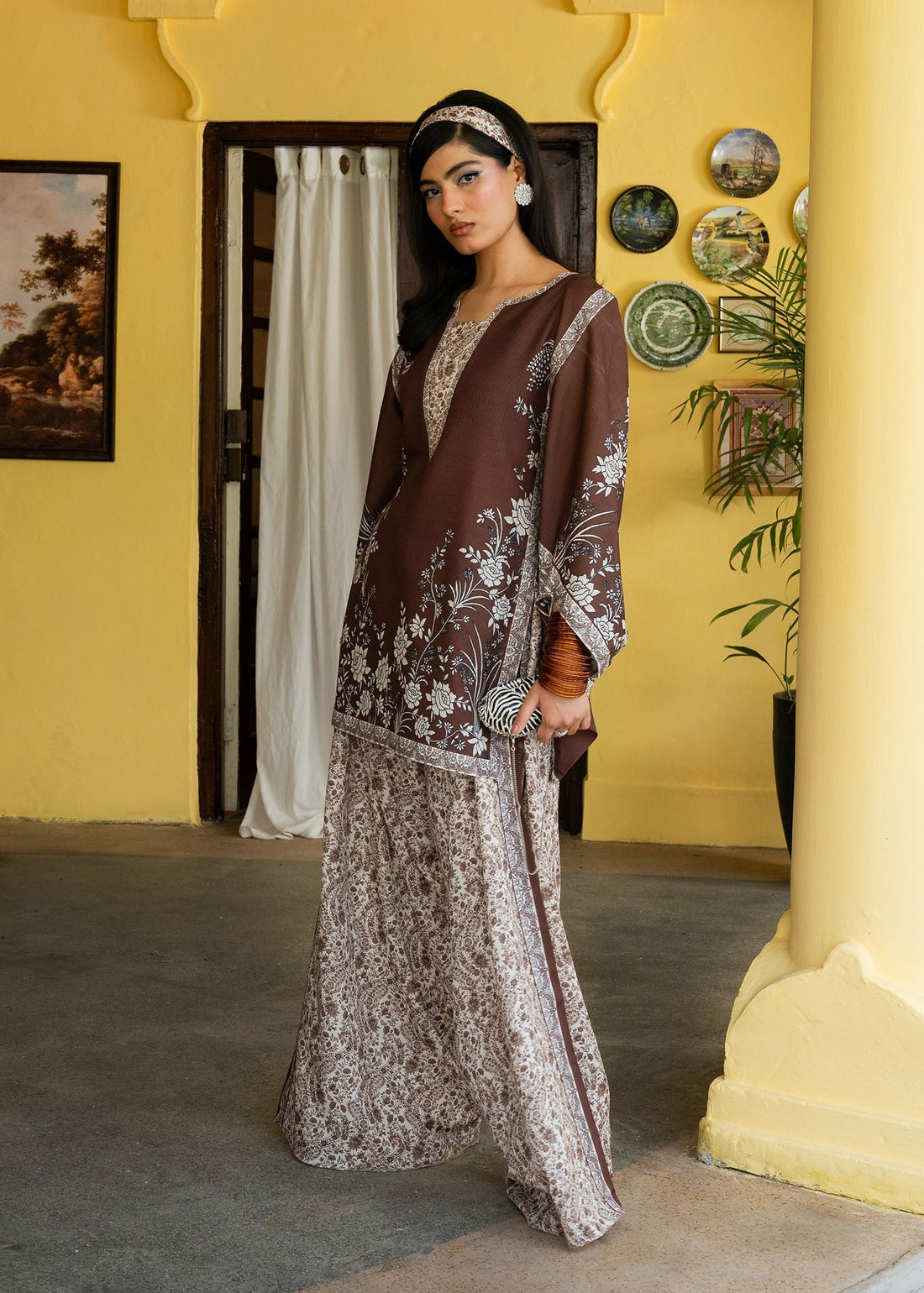 Maria Osama Khan | Retro Lawn 25 | Laleen - House Of Hania