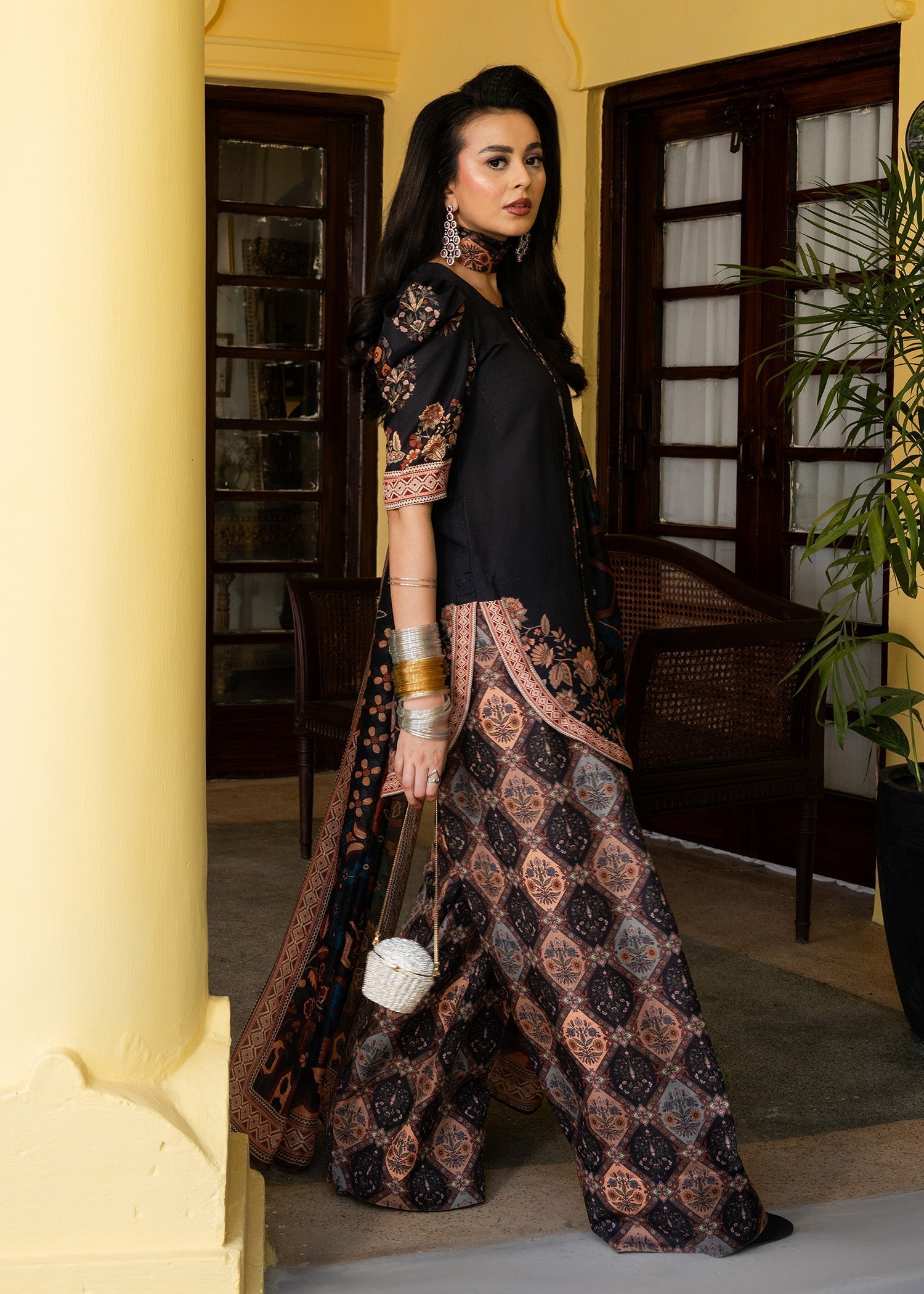 Maria Osama Khan | Retro Lawn 25 | Nazia - House Of Hania