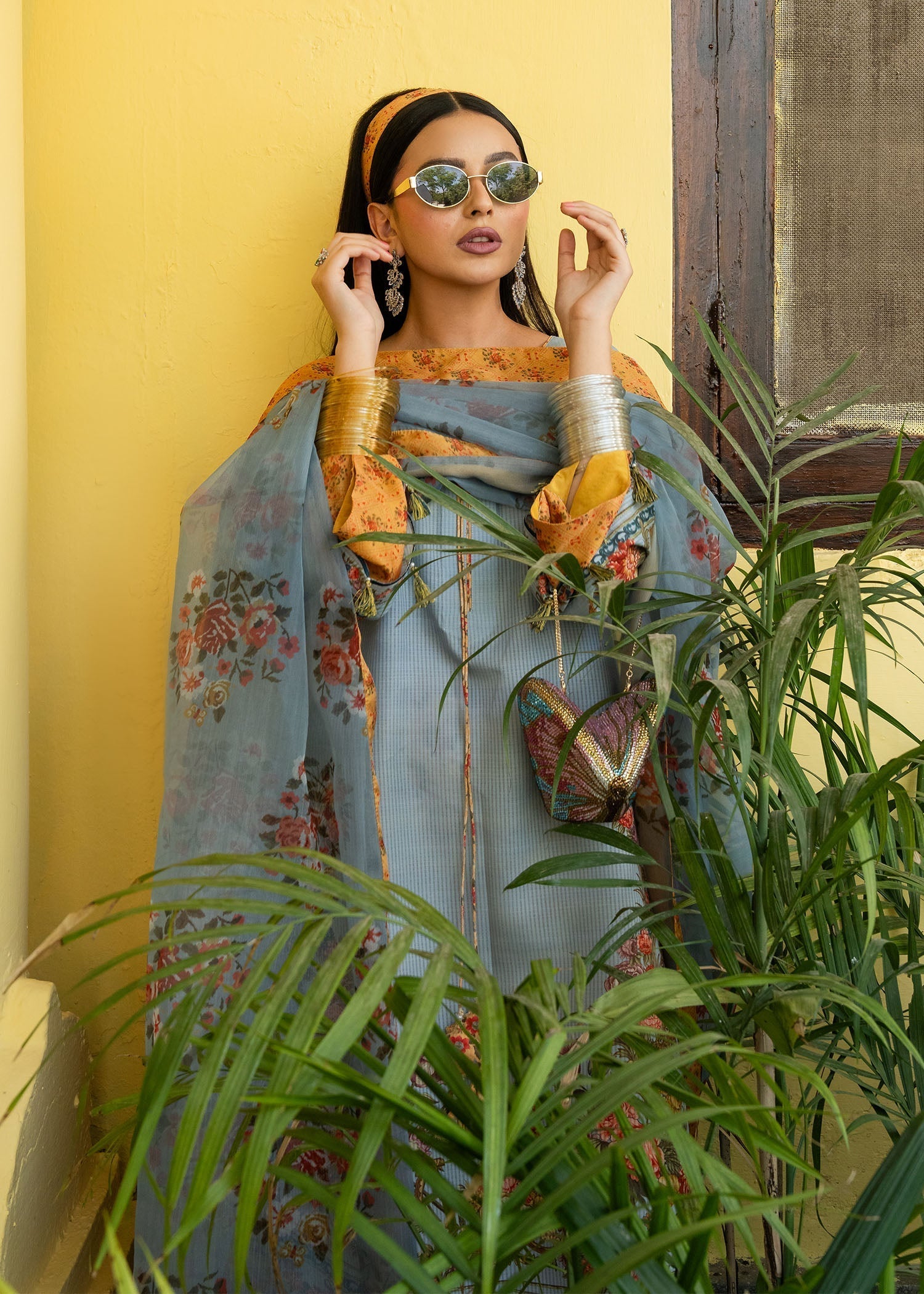 Maria Osama Khan | Retro Lawn 25 | Sama - House Of Hania