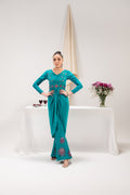Maria Osama Khan | Tiffany Formals | Aquamarine - House Of Hania
