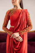 Maria Osama Khan | Tiffany Formals | Carnelian - House Of Hania