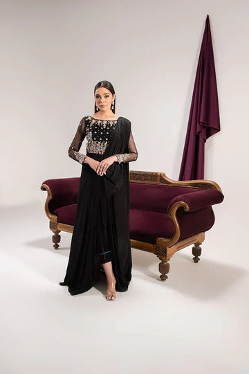 Maria Osama Khan | Tiffany Formals | Obsidian - House Of Hania