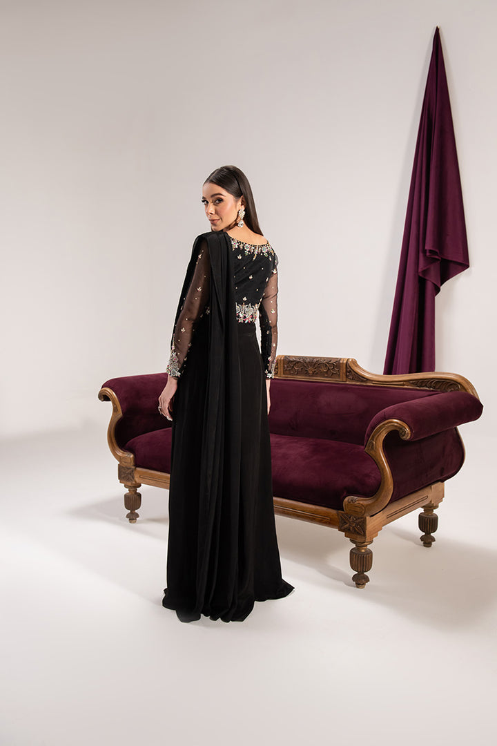 Maria Osama Khan | Tiffany Formals | Obsidian - House Of Hania