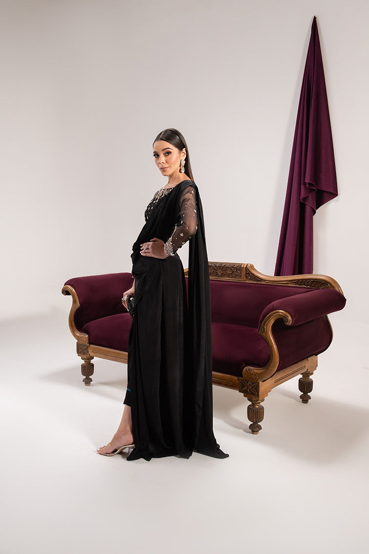 Maria Osama Khan | Tiffany Formals | Obsidian - House Of Hania