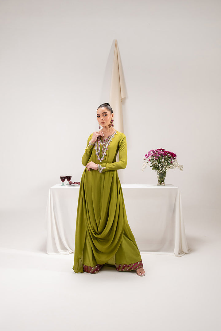 Maria Osama Khan | Tiffany Formals | Peridot - House Of Hania