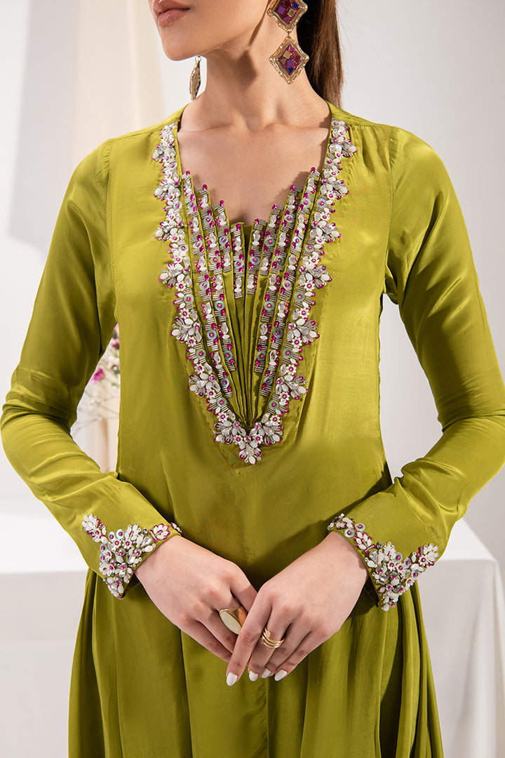 Maria Osama Khan | Tiffany Formals | Peridot - House Of Hania