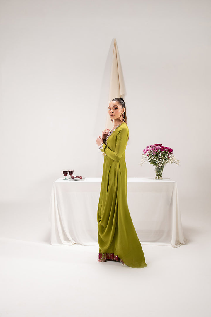 Maria Osama Khan | Tiffany Formals | Peridot - House Of Hania